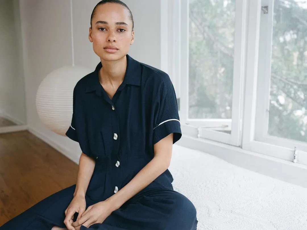 Рубашка плиссированная с контрастным кантом, Zara
