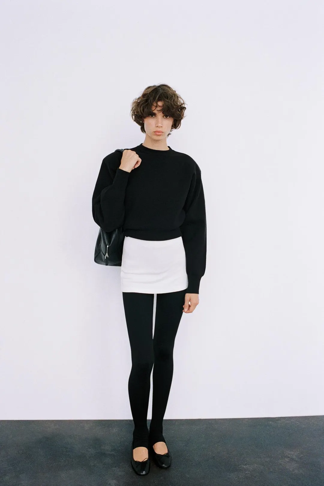 Легинсы со штрипками из смесового полиамида, Zara