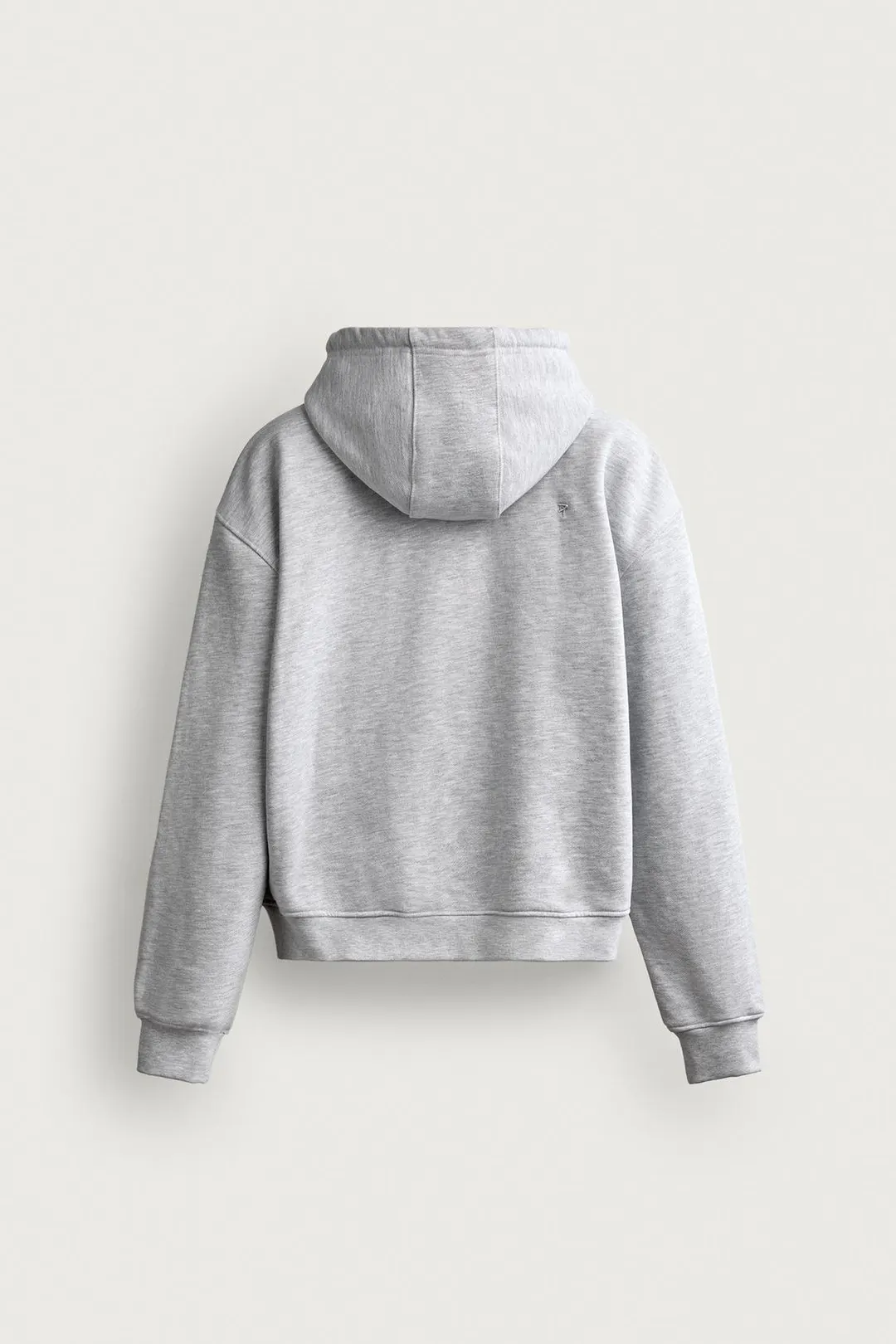 Укороченная толстовка на молнии с капюшоном, Zara