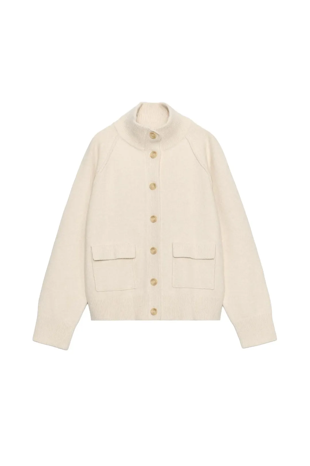 Кардиган с высоким воротником, Zara