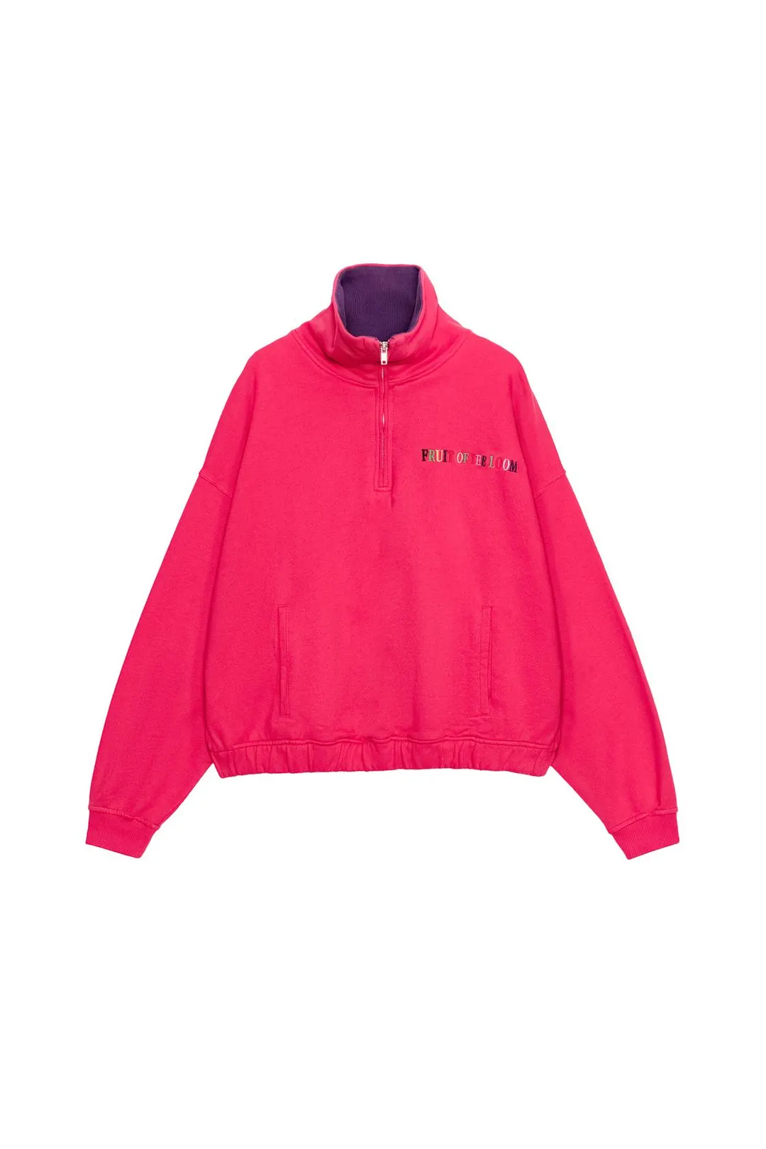 Свитшот Fruit of the Loom™ с контрастным воротником, Zara