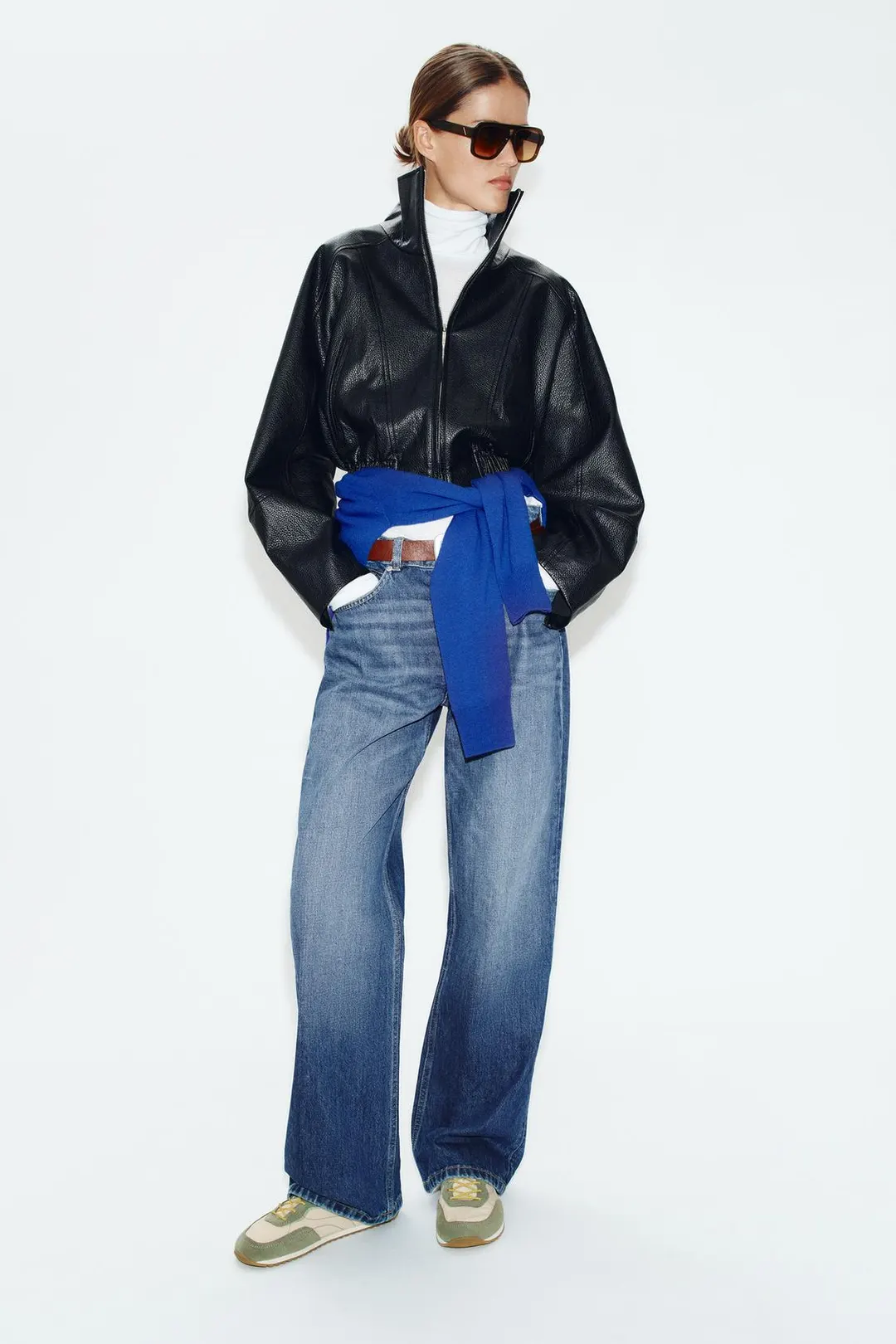Кроссовки барефут контрастные, Zara