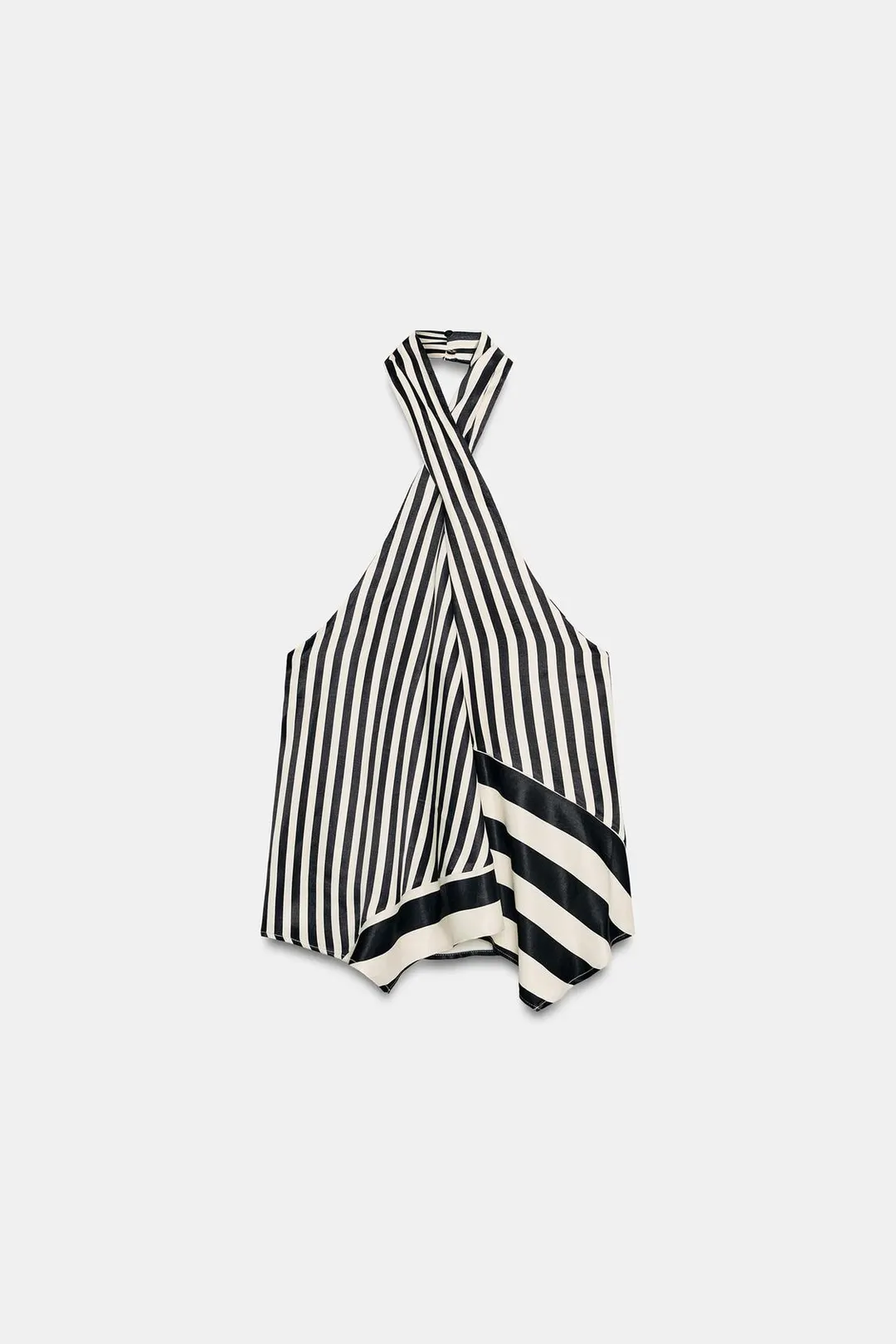 Полосатый топ халтер, Zara