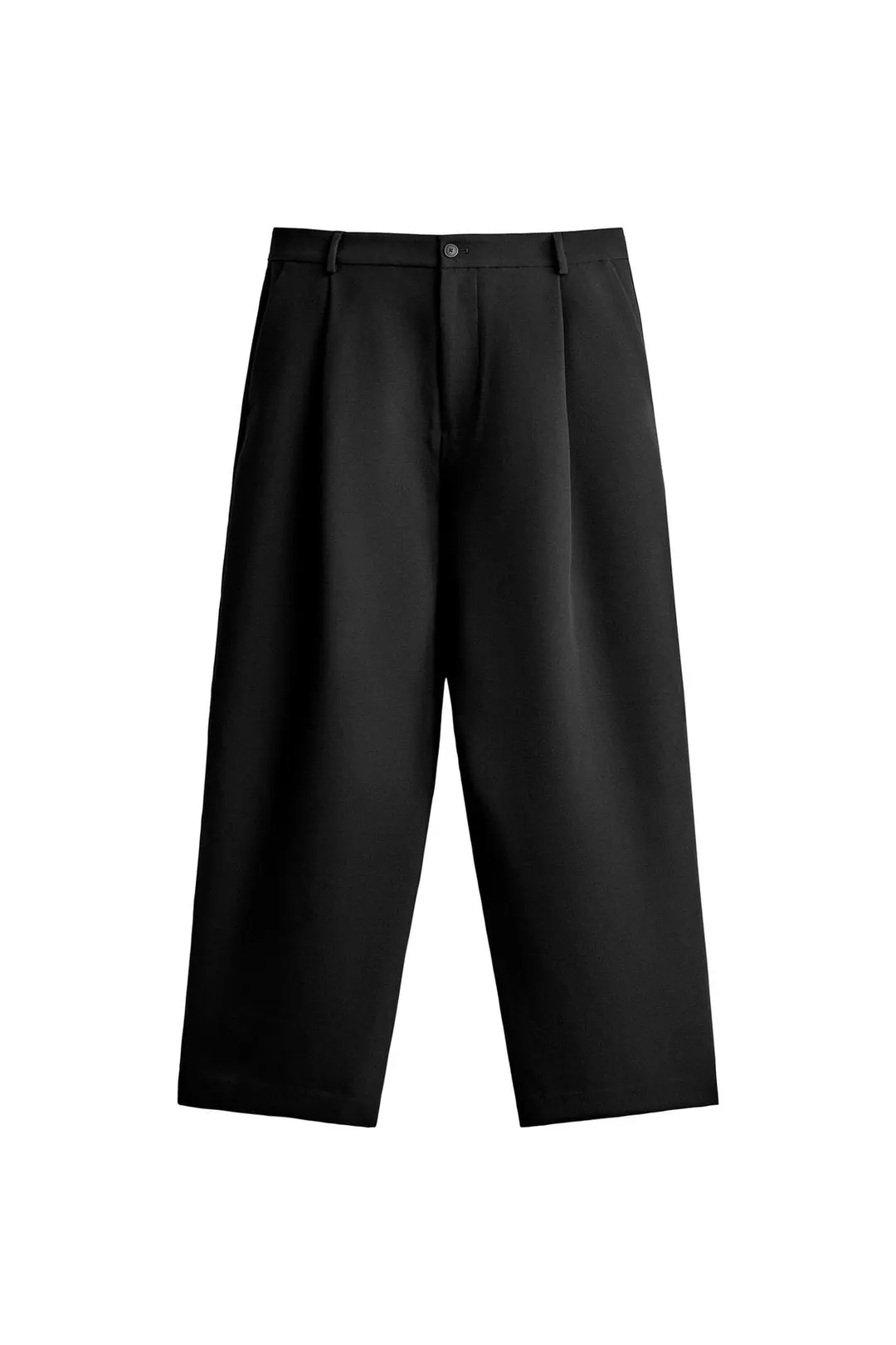 Брюки свободного кроя со складками, Zara