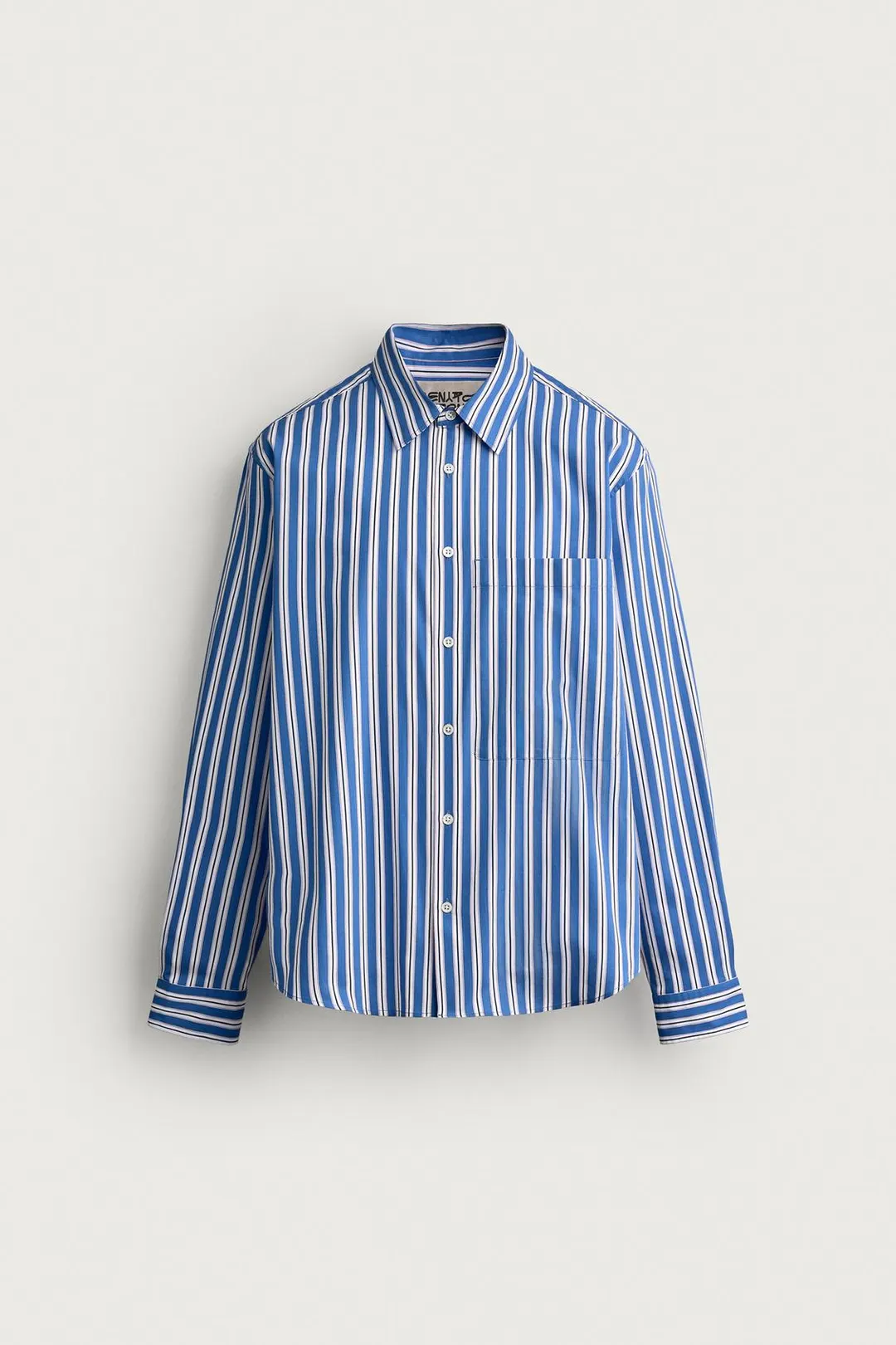 Рубашка свободного кроя в полоску, Zara