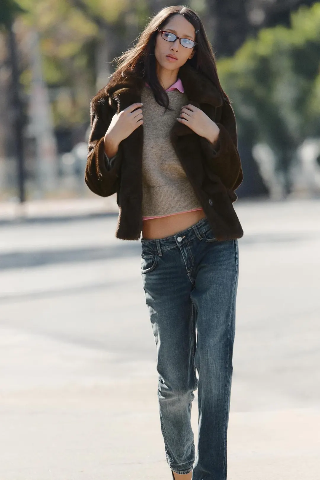 Куртка из искусственного меха, Zara
