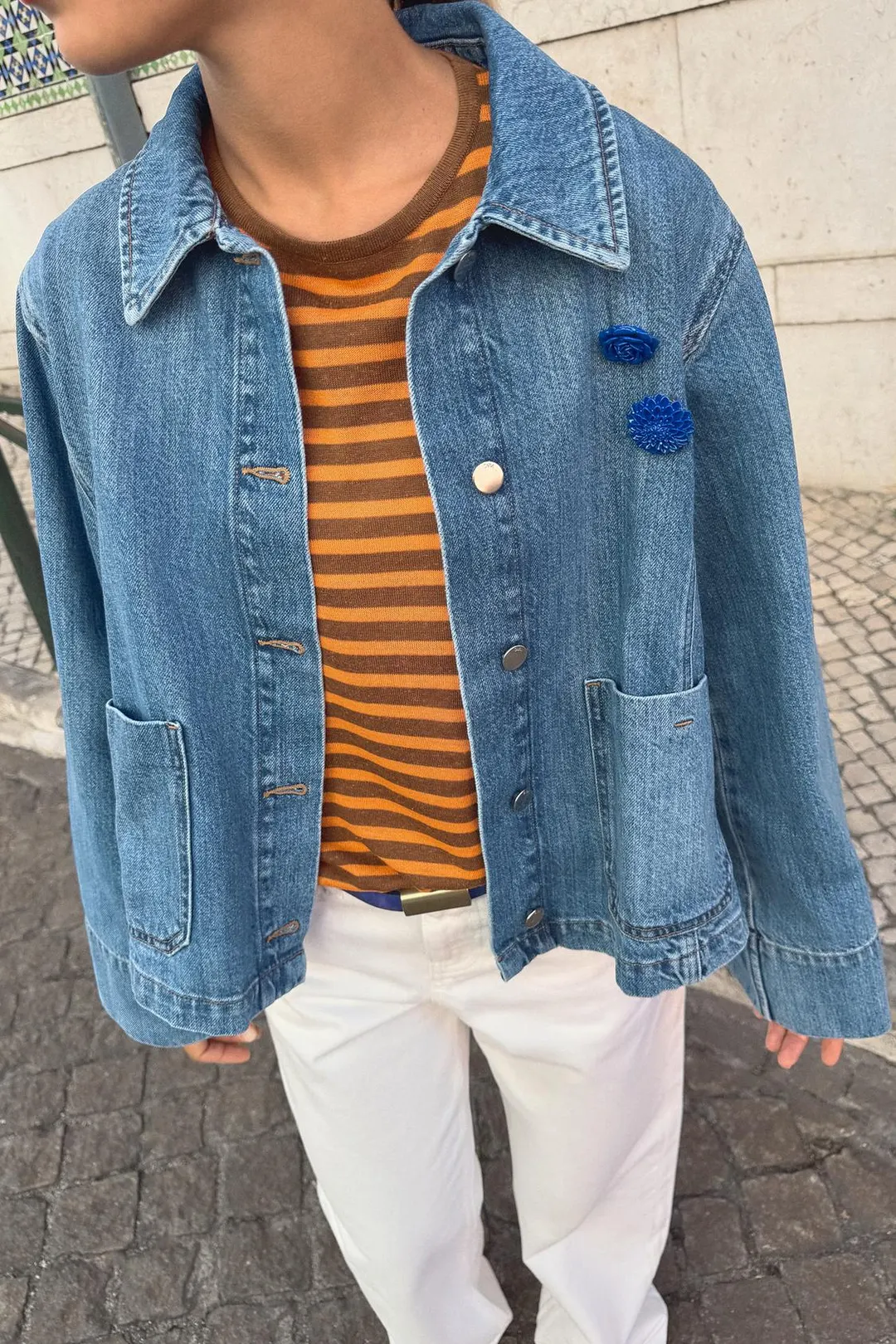 Укороченная джинсовая куртка Z1975, Zara