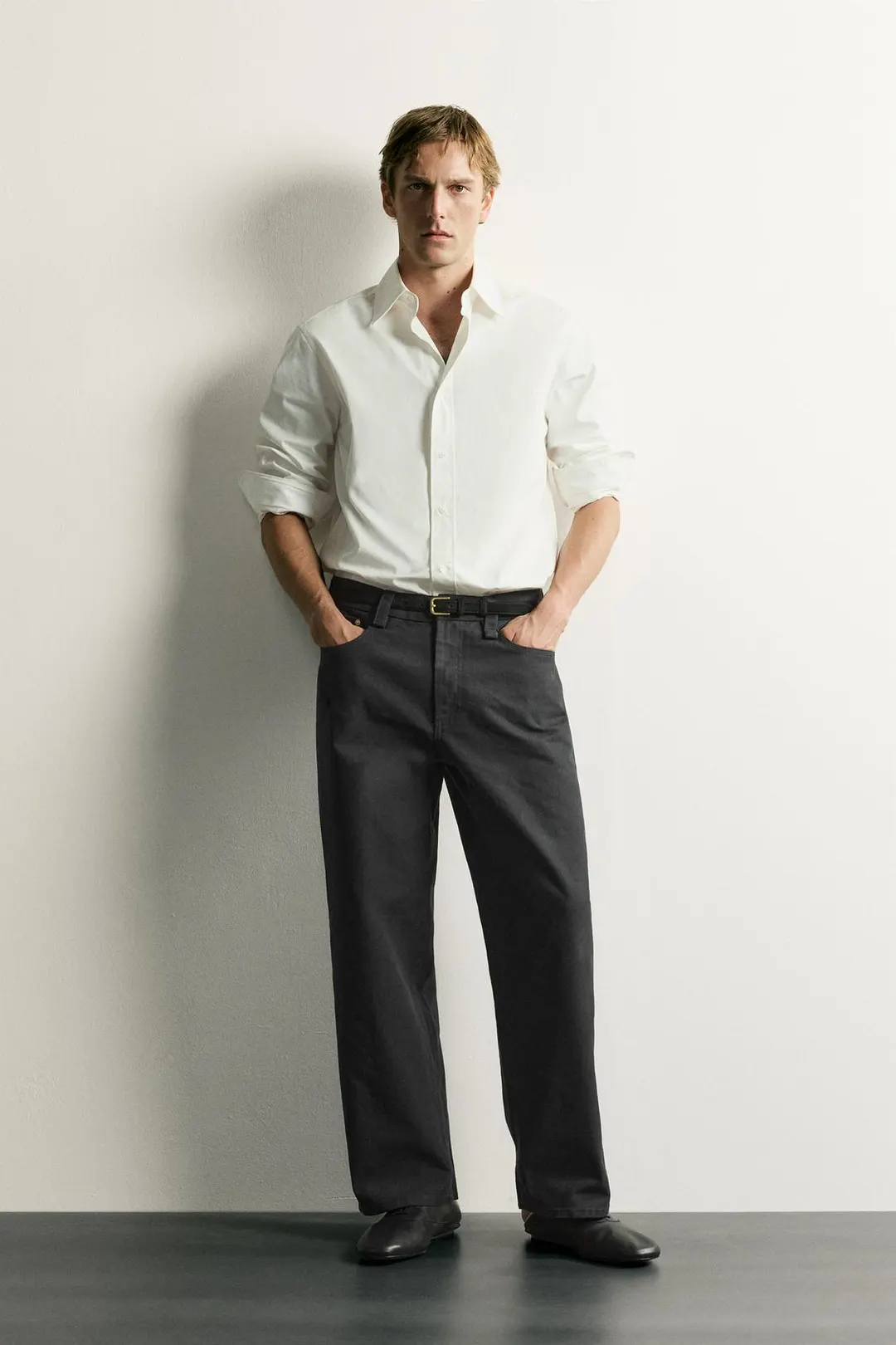 Джинсы прямого свободного кроя, Zara