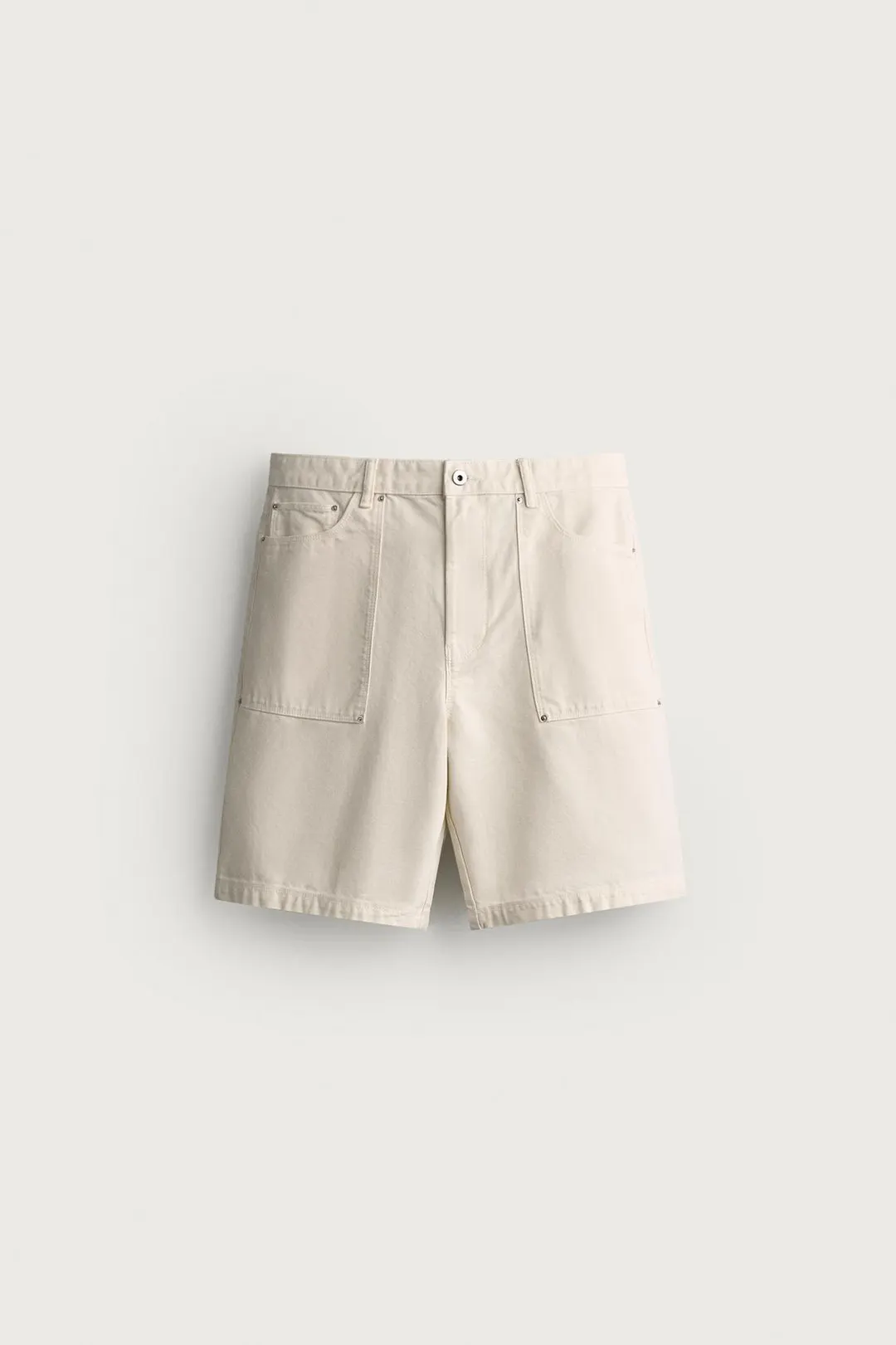 Бермуды прямого кроя с карманами, Zara