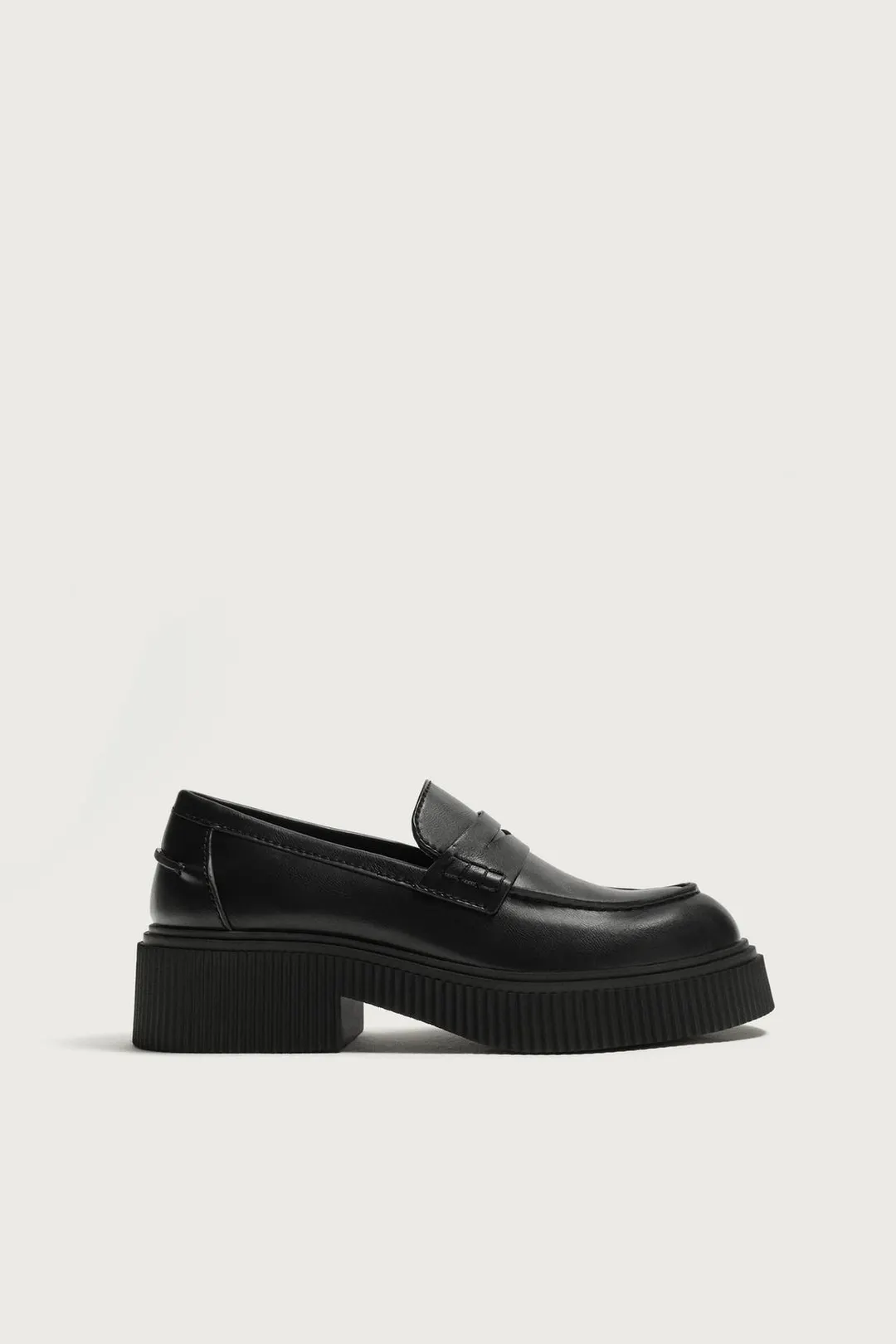Лоферы пенни массивные, Zara