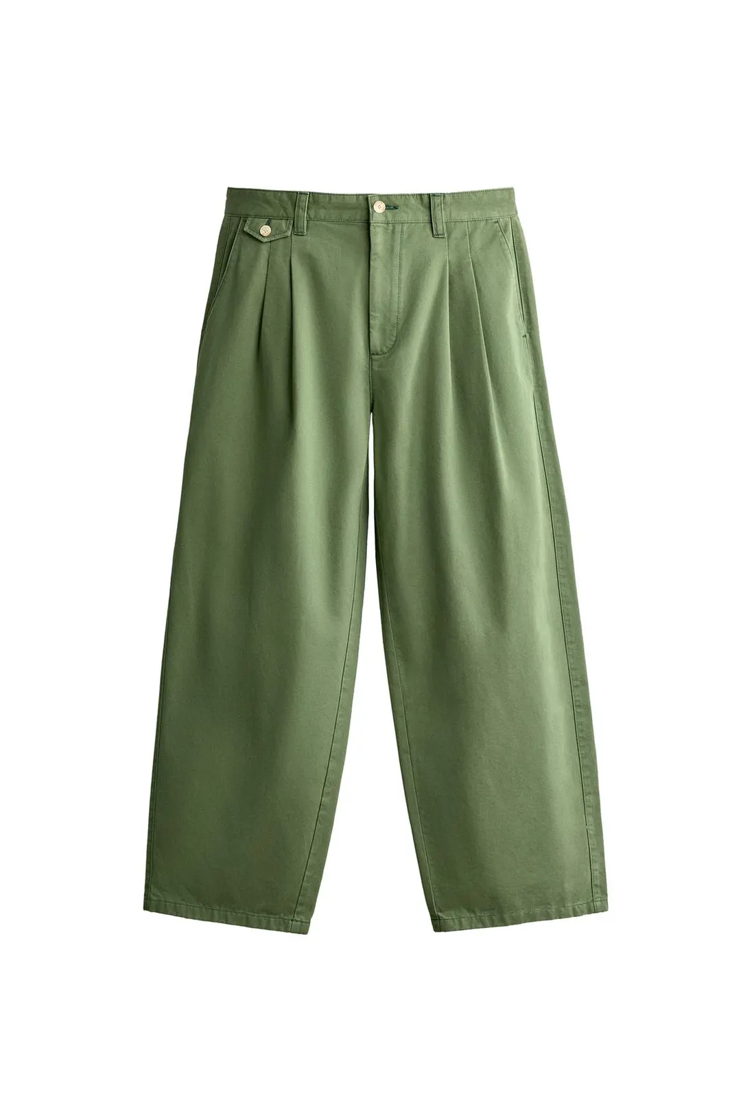 Брюки чинос FRUIT OF THE LOOM™ со складками, Zara