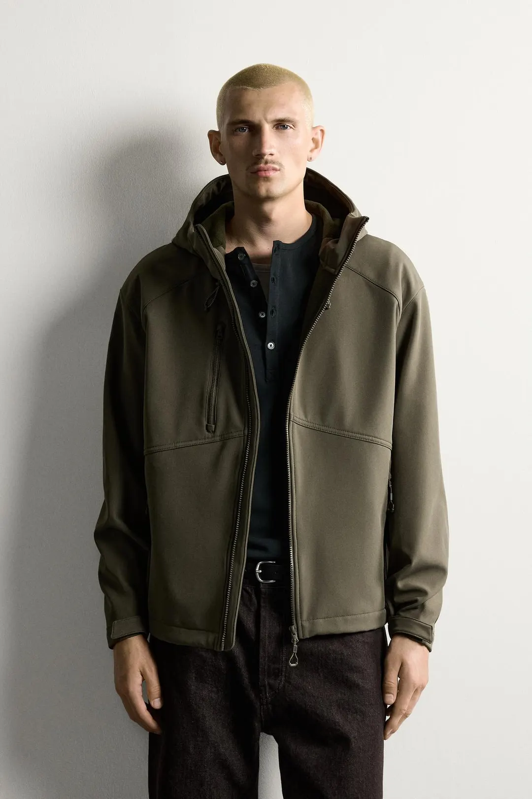Технологичная куртка на флисовой подкладке, Zara
