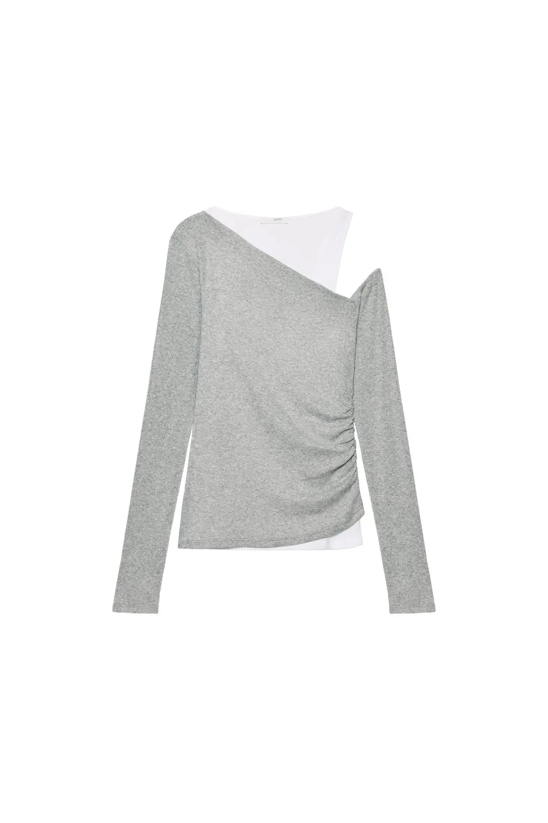 Топ с двойной драпировкой, Zara