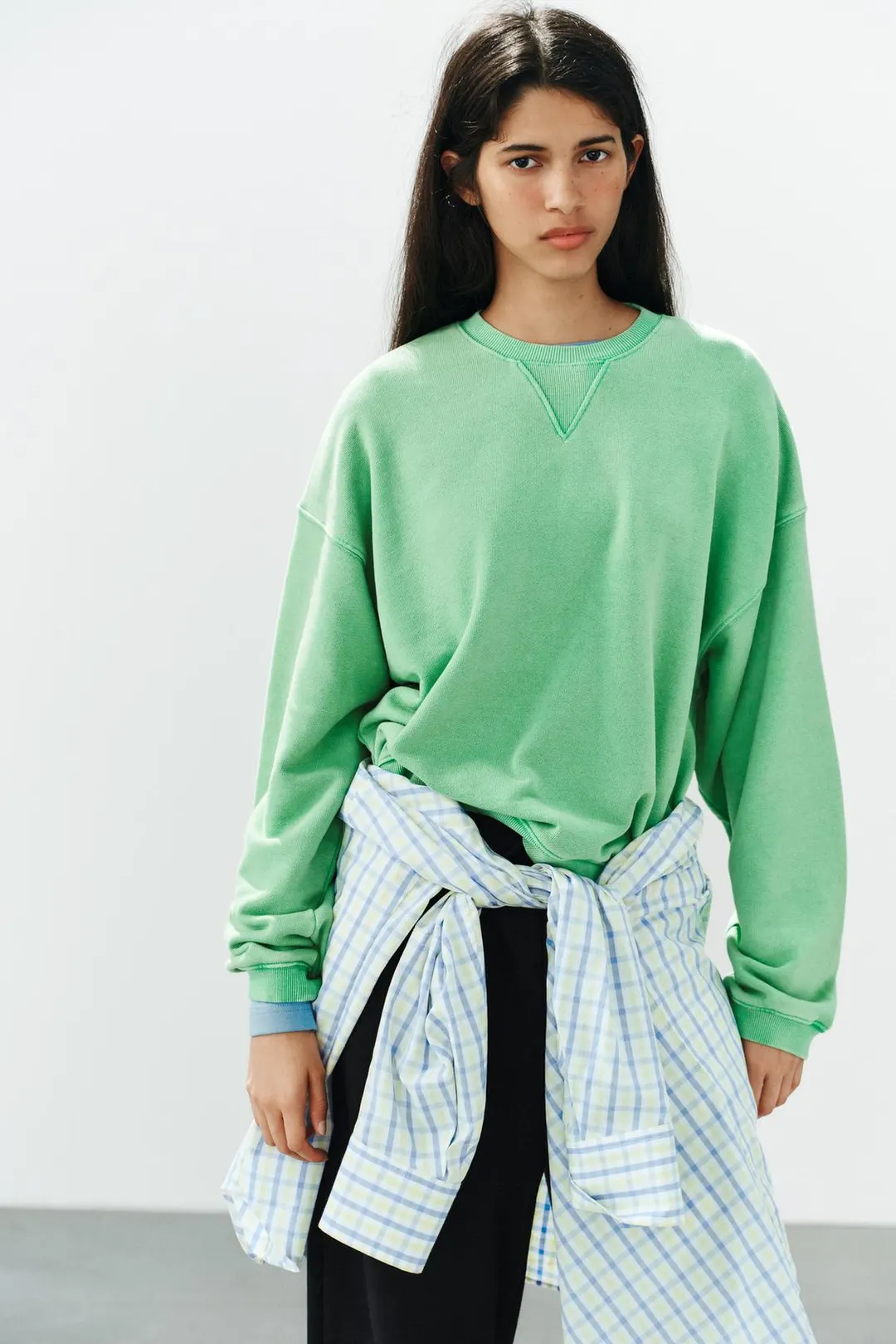 Свитшот с эффектом выцветания, Zara