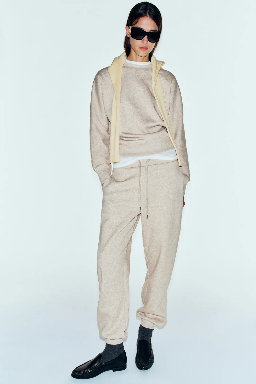 Базовый плюшевый свитшот, Zara