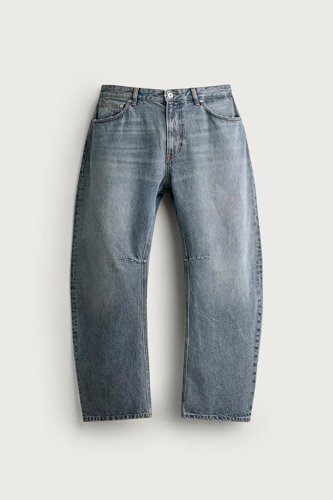 Джинсы прямого кроя barrel, Zara