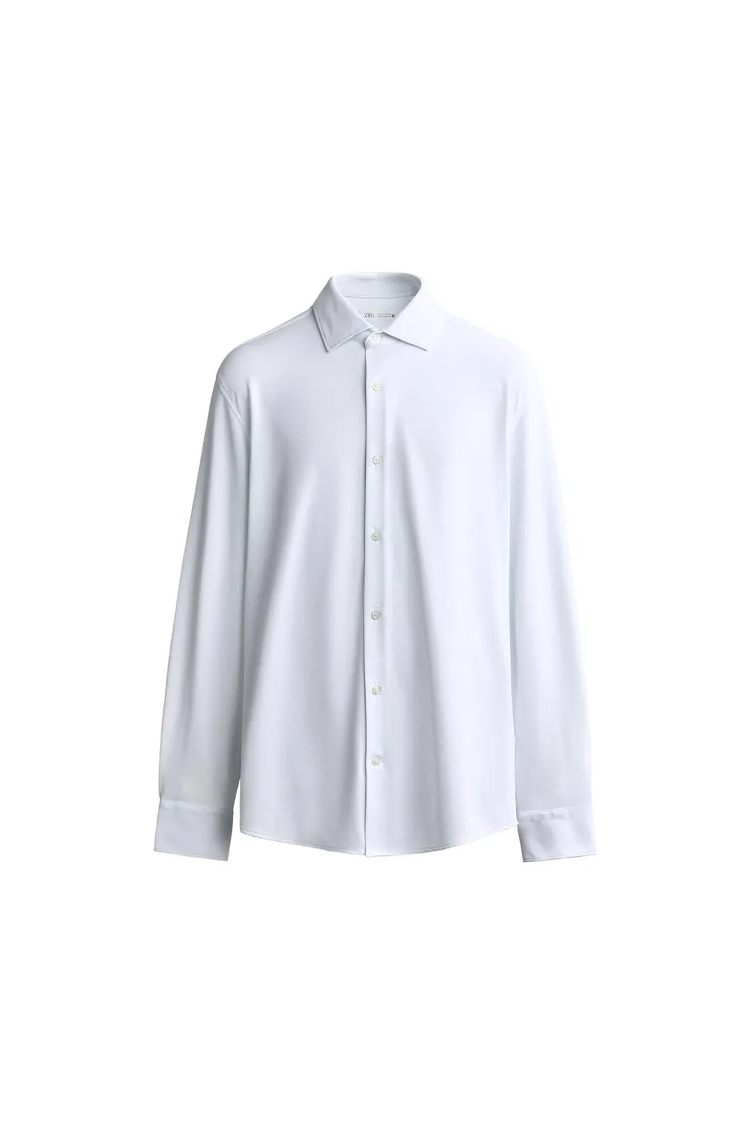 Рубашка структурная прямого кроя, Zara