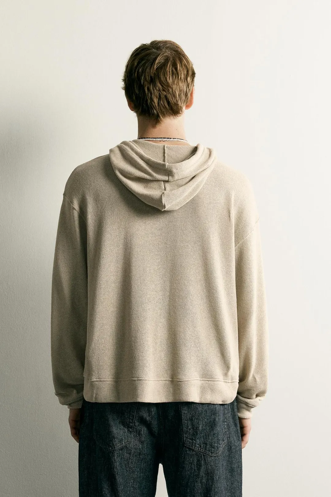 Худи вязаное свободного кроя, Zara