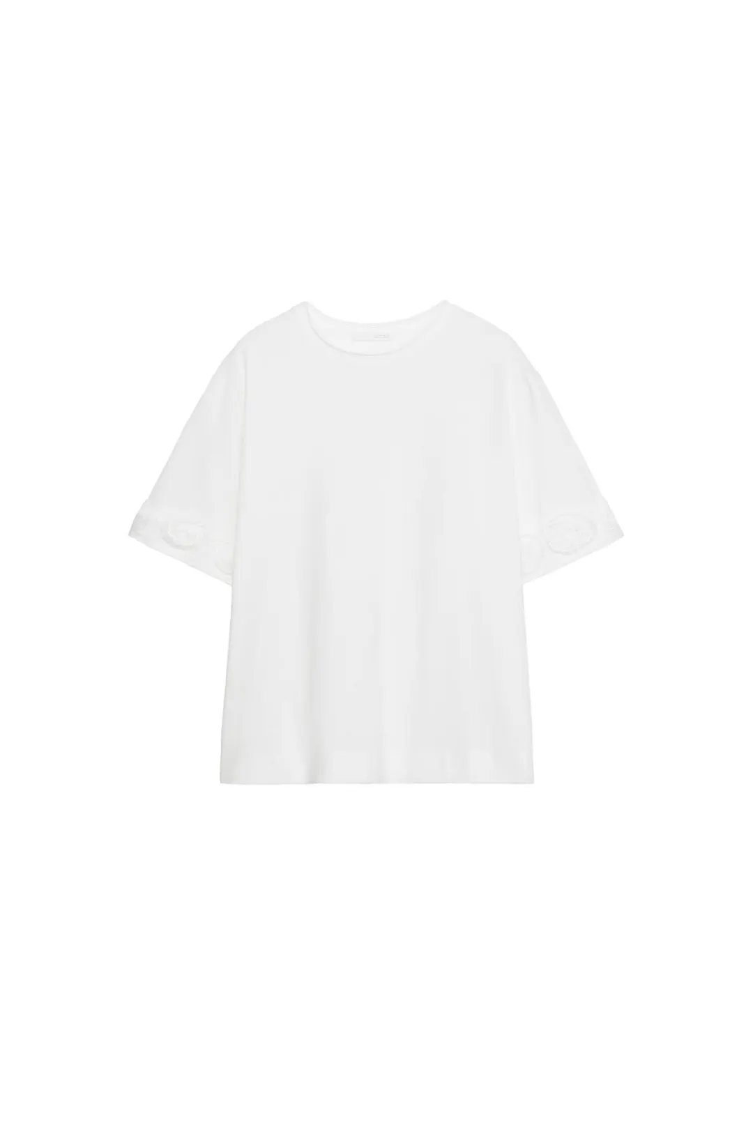 Футболка с объемным цветком, Zara