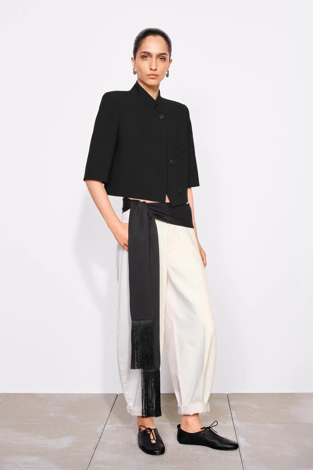 Джинсы ZW Collection бочкообразного кроя с высокой посадкой, Zara