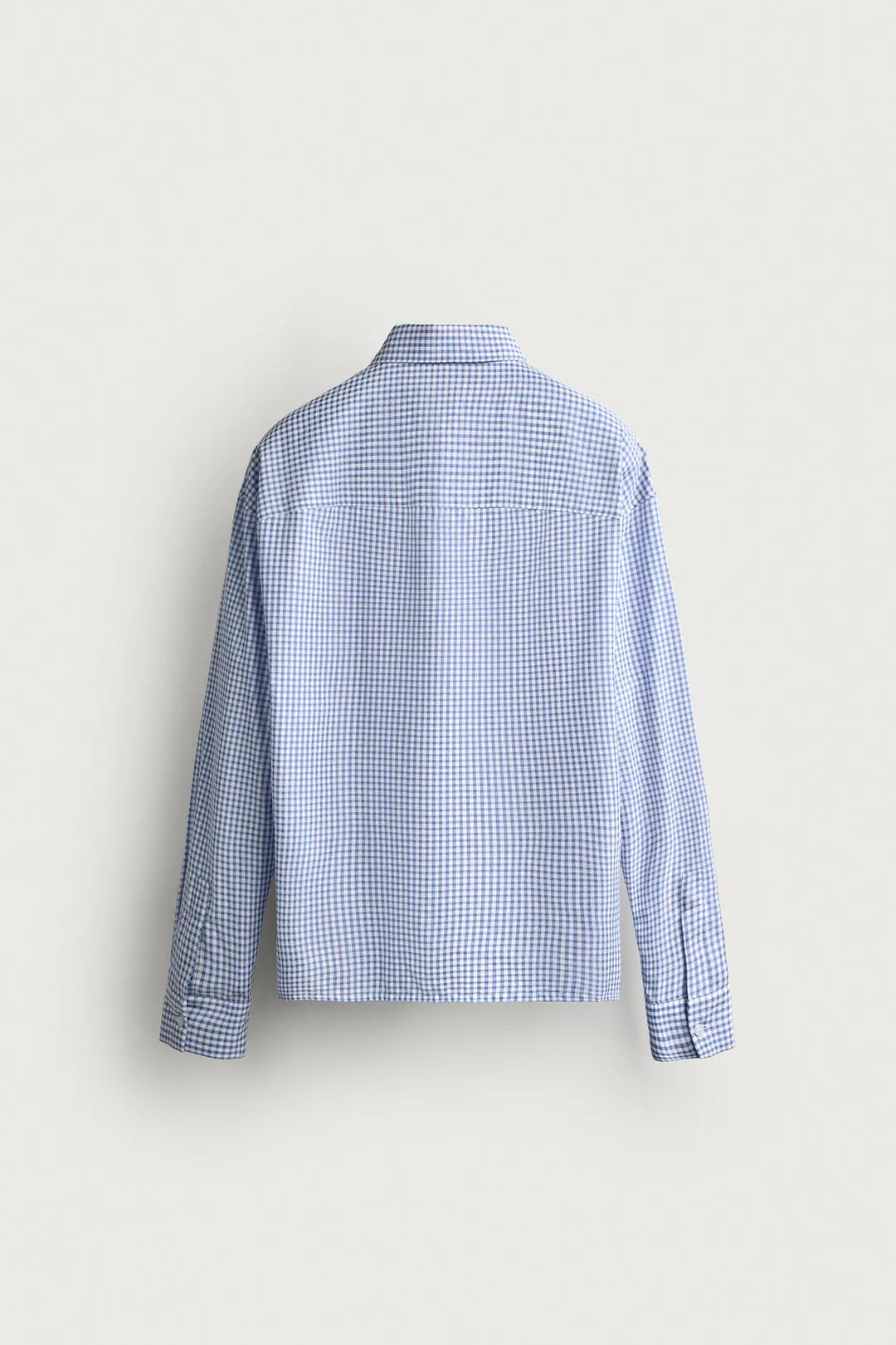 Рубашка в клетку с нашивками DTMF, Zara