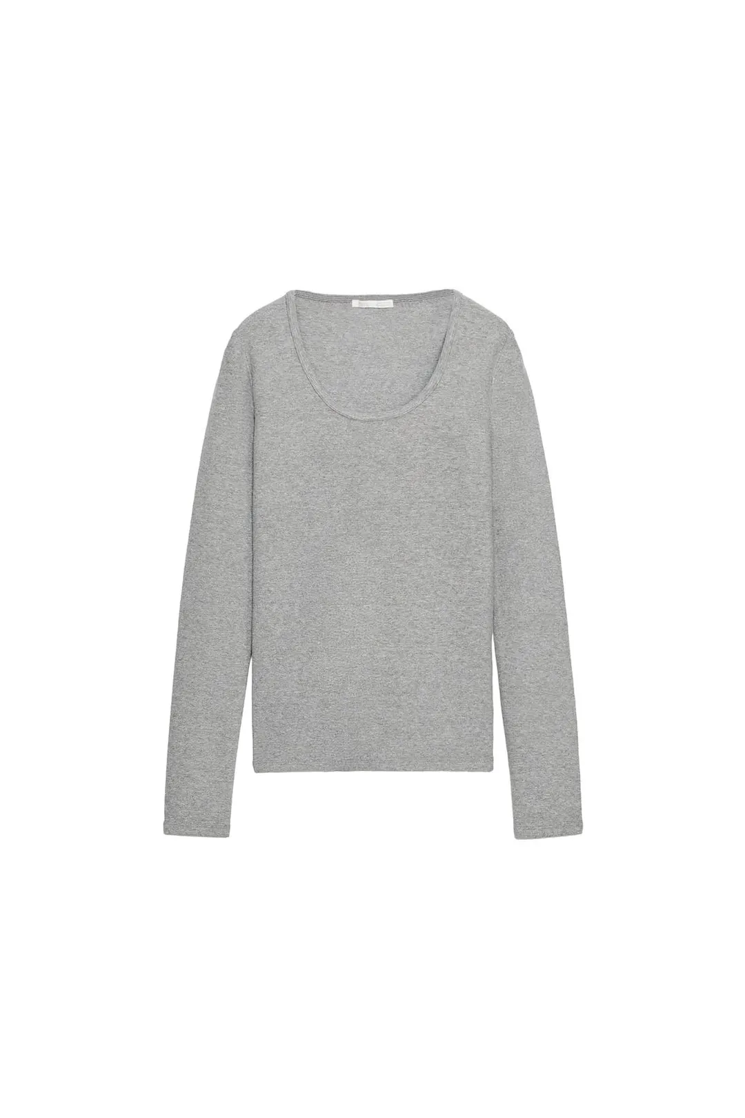 Футболка в рубчик с круглым вырезом, Zara