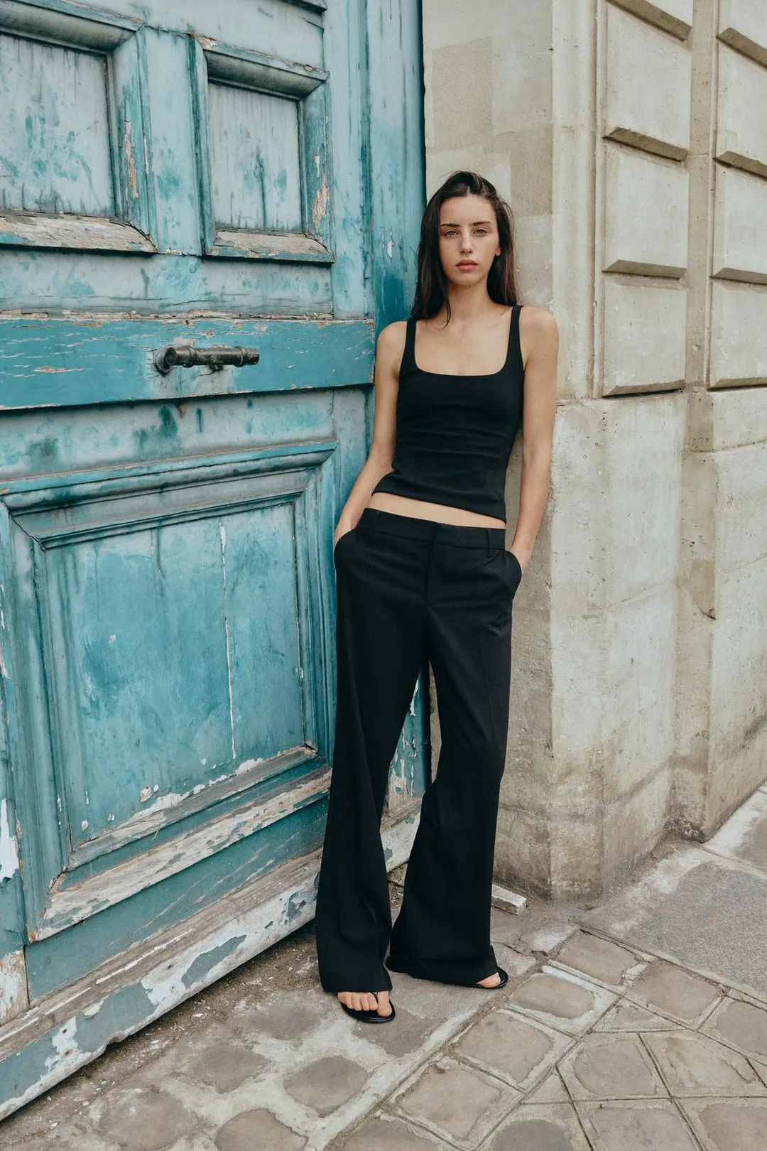 Эластичный топ в корсетном стиле, Zara