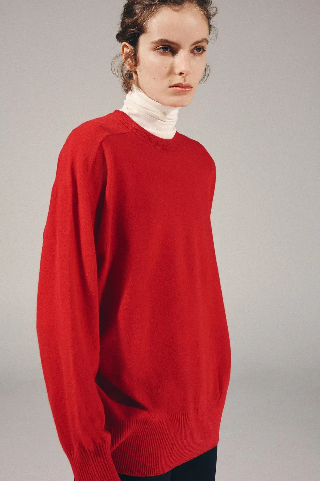 Свитер оверсайз из 100% шерсти, Zara