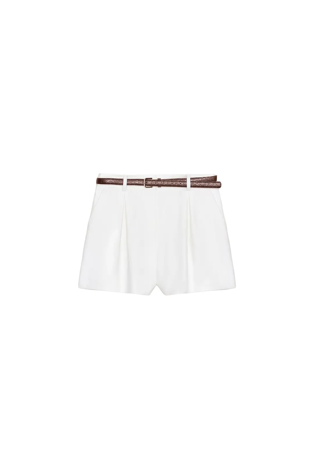 Бермуды с вытачками и ремнем, Zara