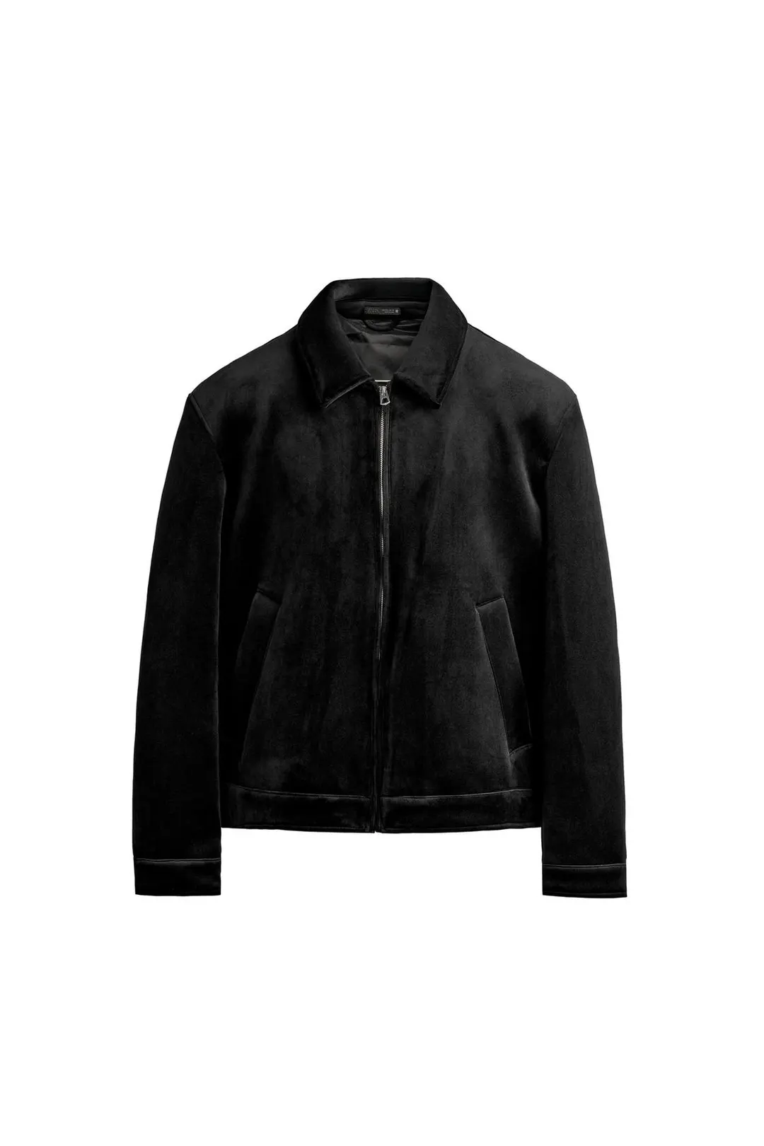 Бархатная куртка на молнии, Zara