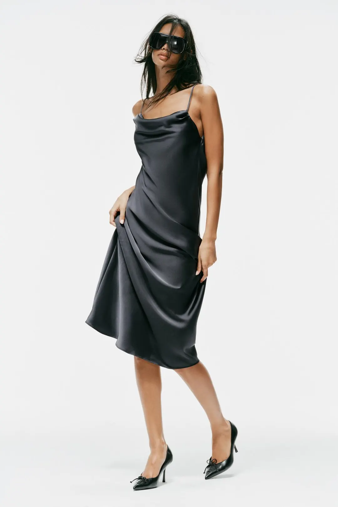 Туфли на высоком каблуке с бантом, Zara