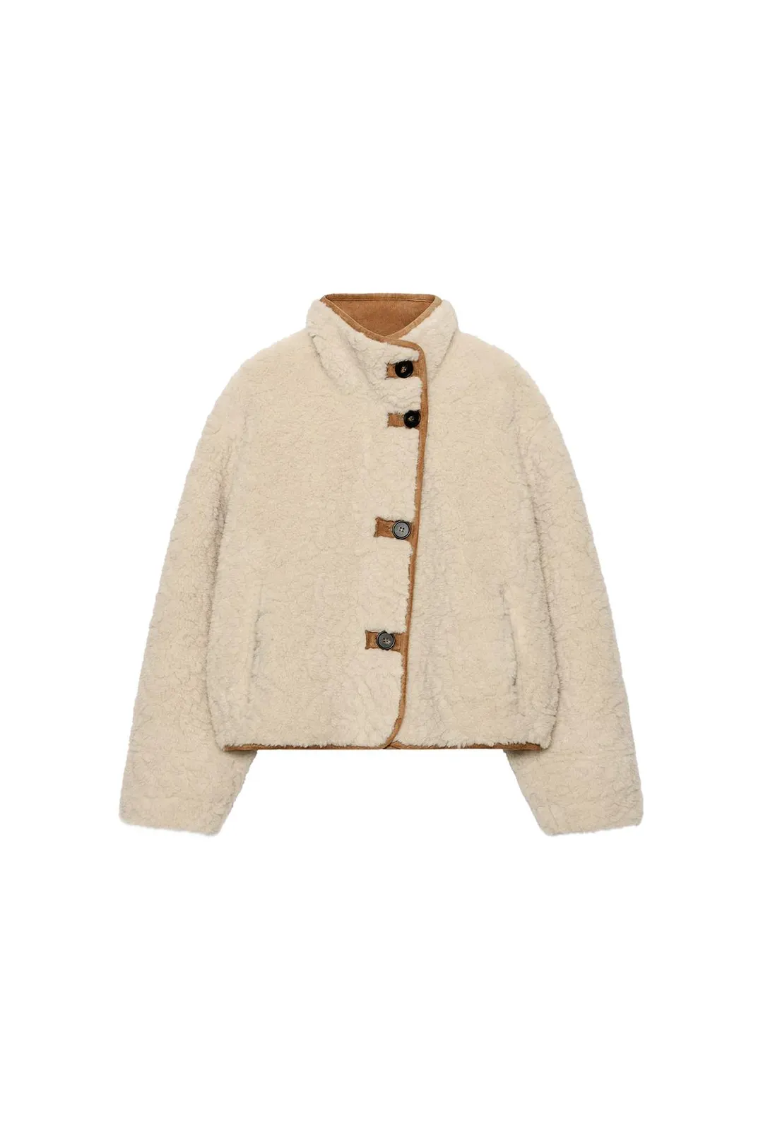 Двусторонняя куртка из двухслойной ткани, Zara
