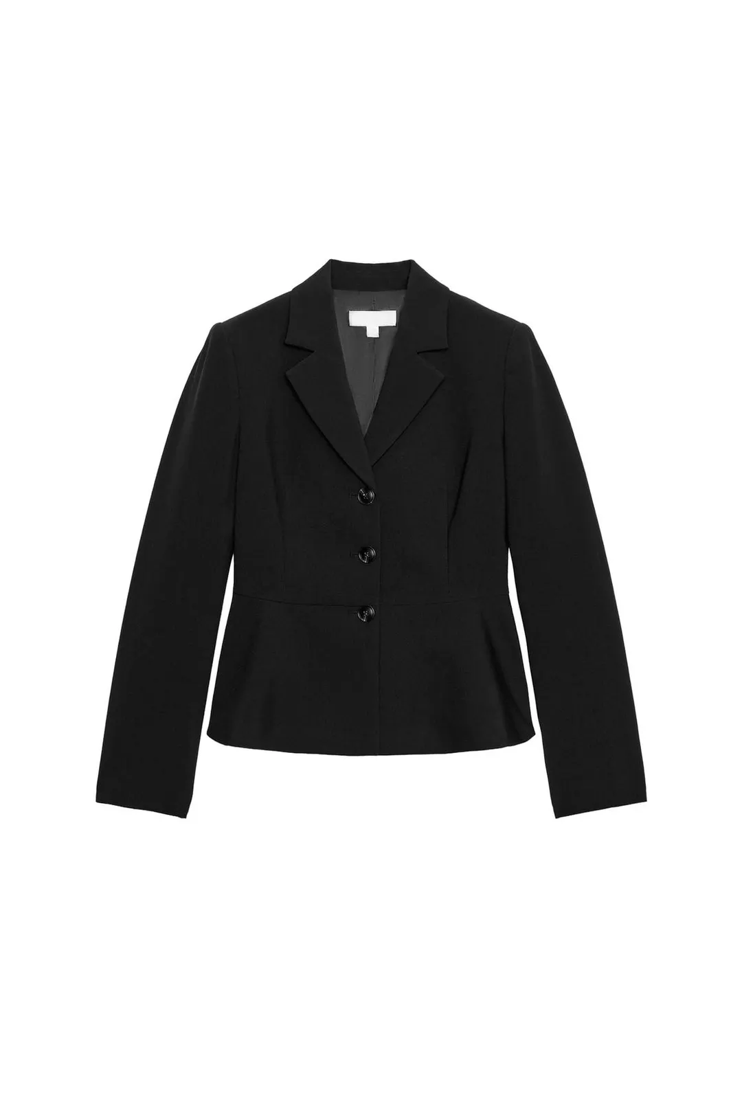 Пиджак с баской и подплечниками, Zara