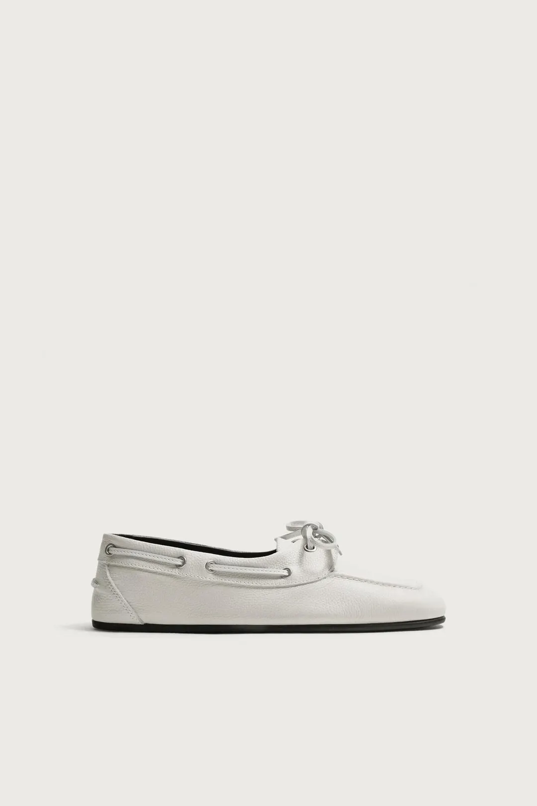 Топсайдеры кожаные, Zara