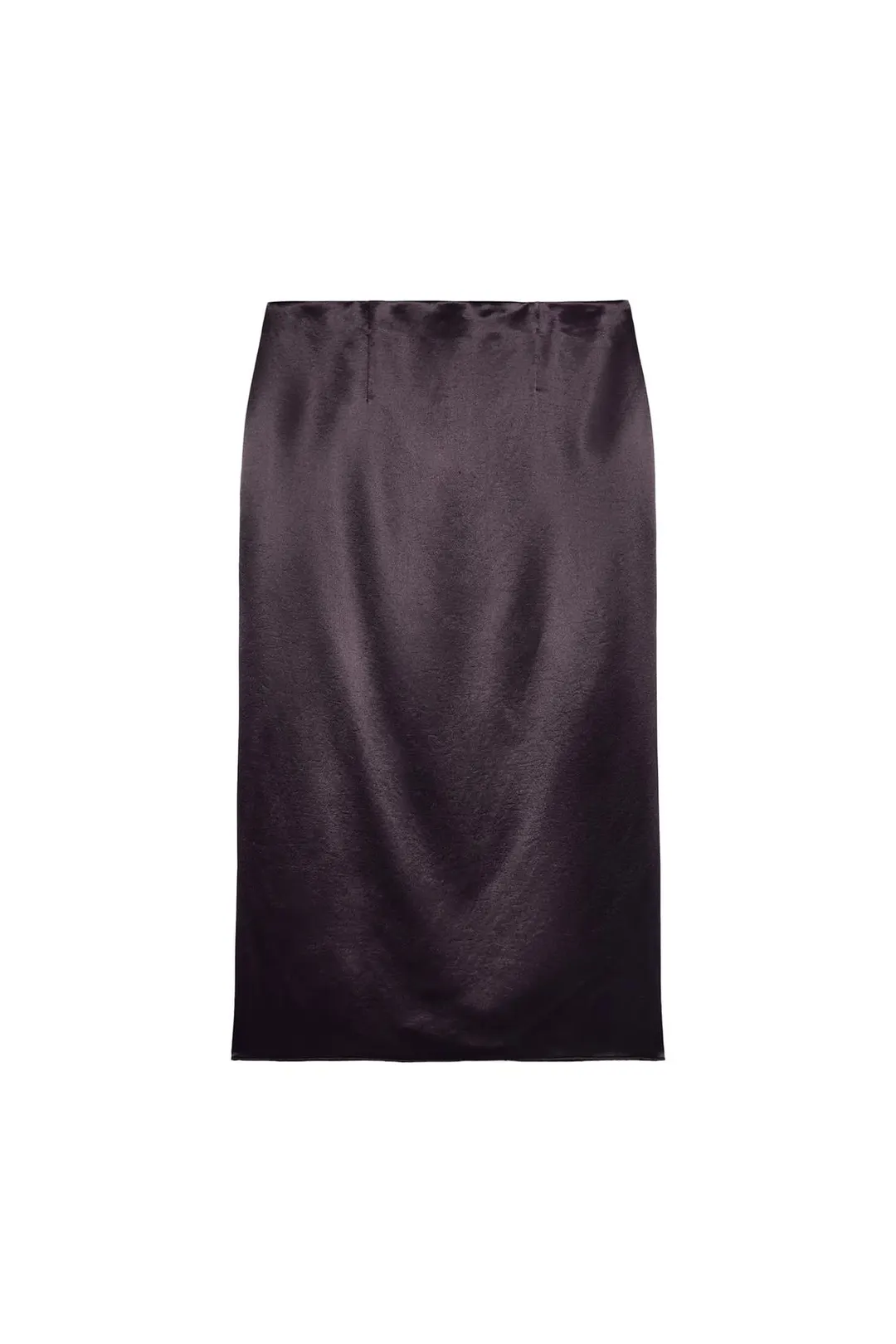 Атласная юбка прямого кроя ZW Collection, Zara