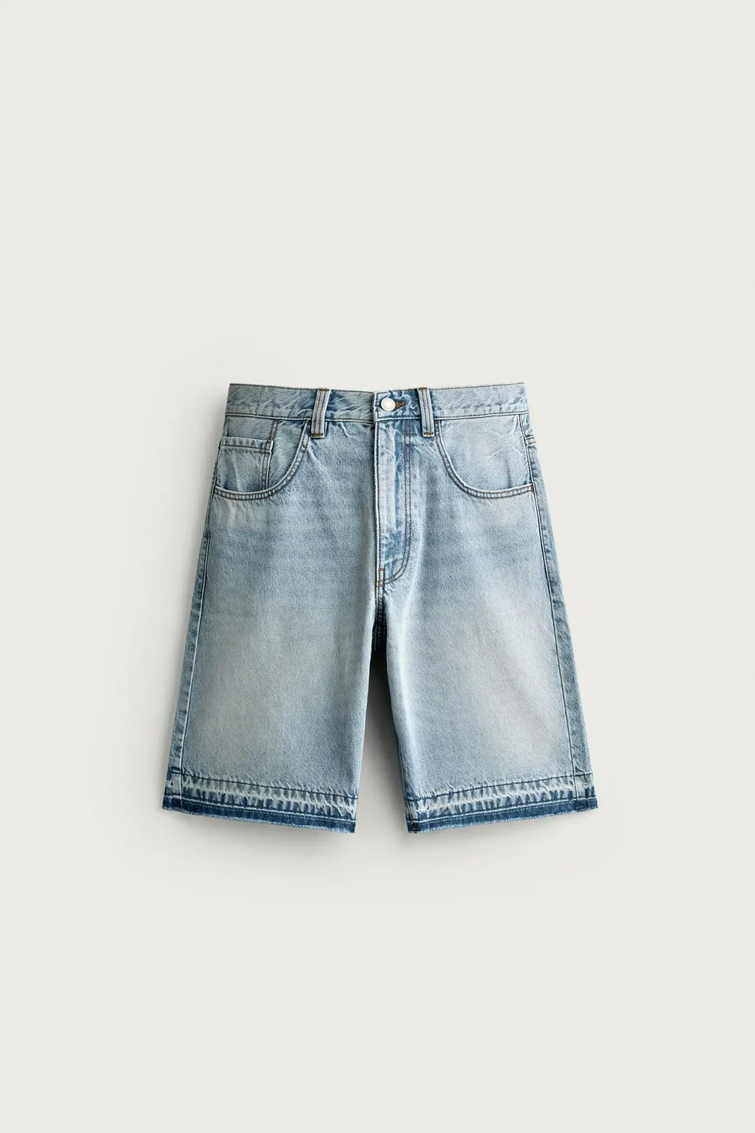 Джинсовые бермуды свободного кроя, Zara