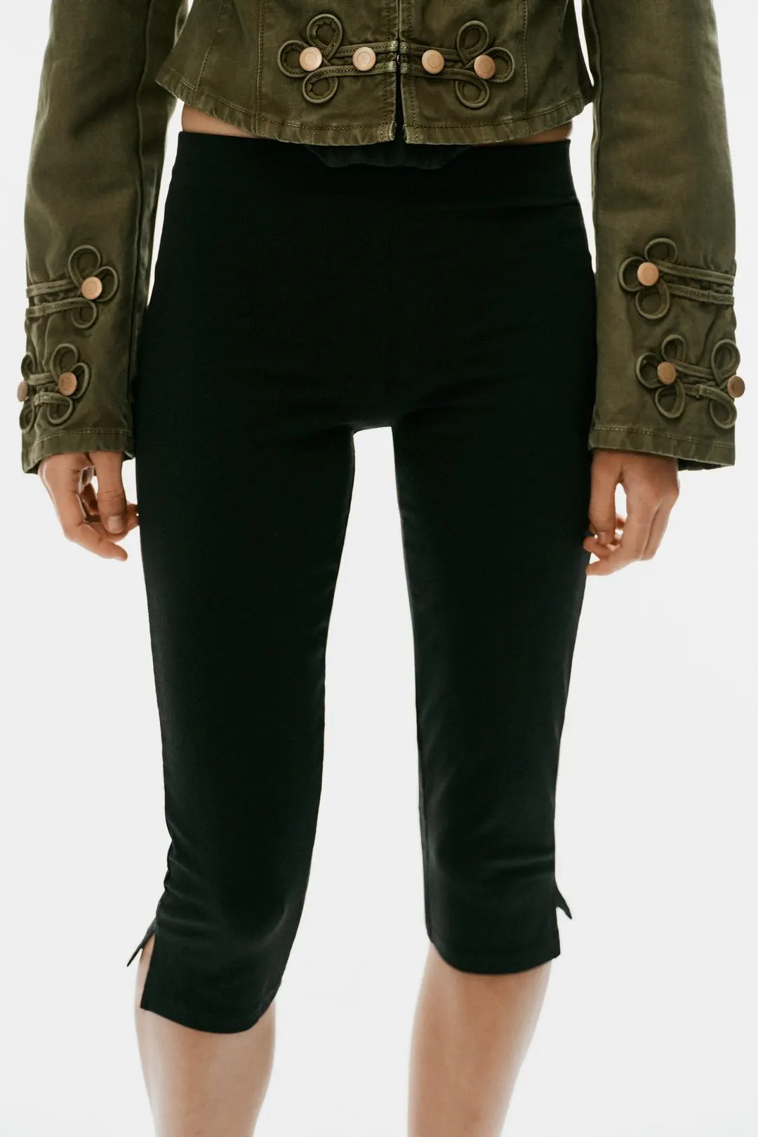Эластичные брюки капри, Zara