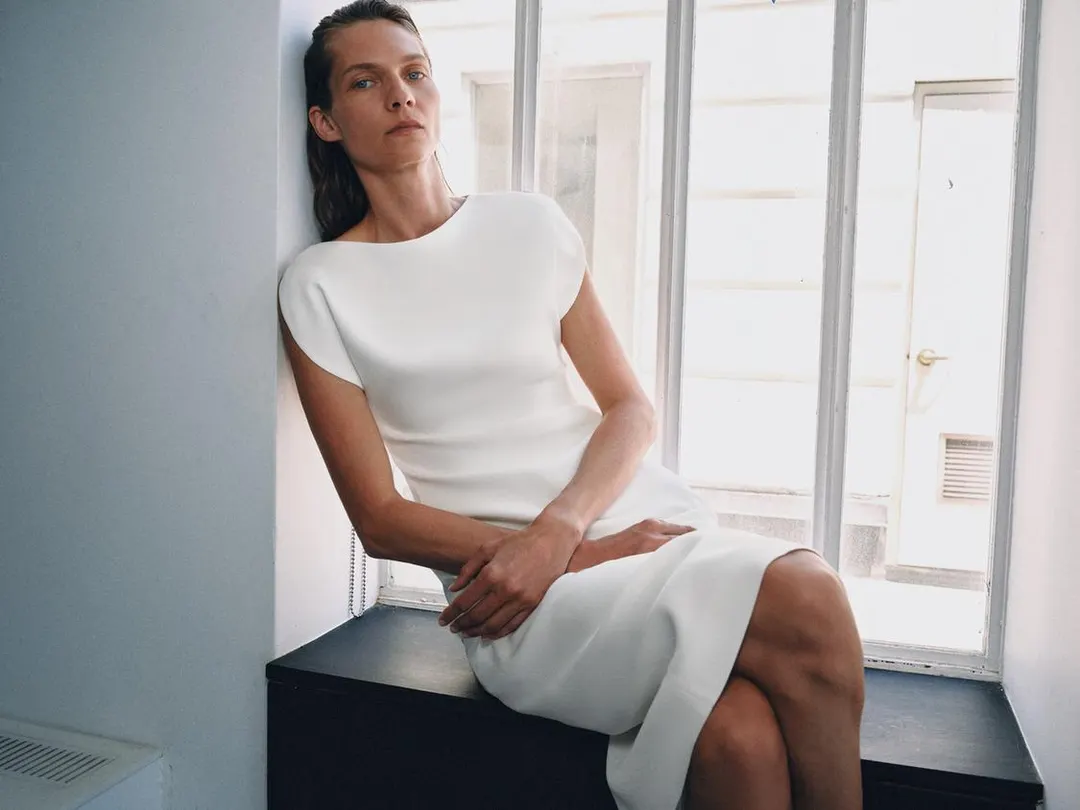 Платье миди ZW Collection, Zara
