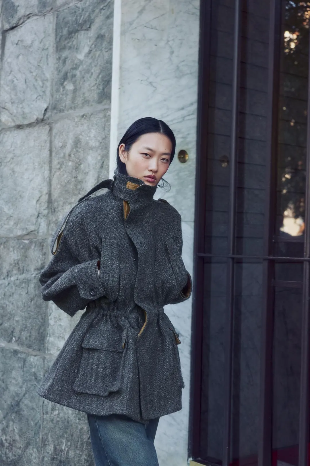 Куртка ZW Collection комбинированная, Zara
