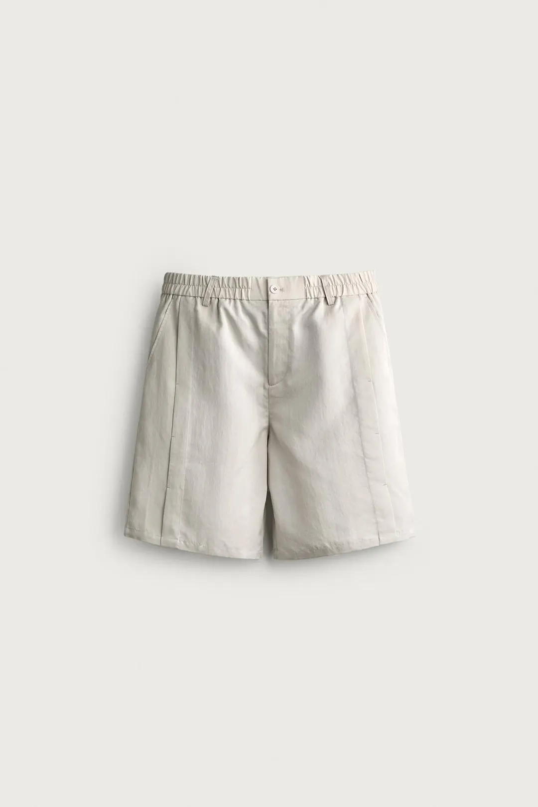 Бермуды свободного кроя со швами, Zara