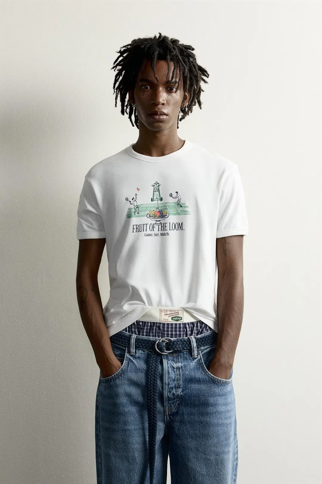 Футболка с графическим принтом FRUIT OF THE LOOM™, Zara