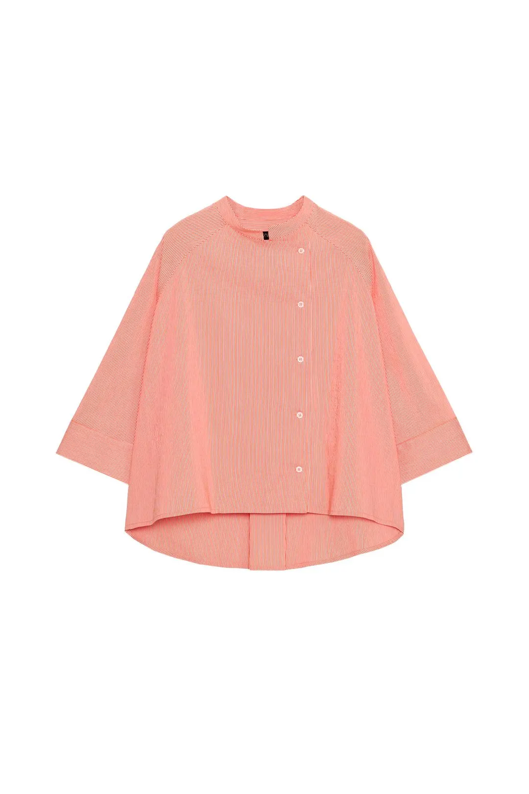 Асимметричная рубашка ZW Collection в полоску, Zara