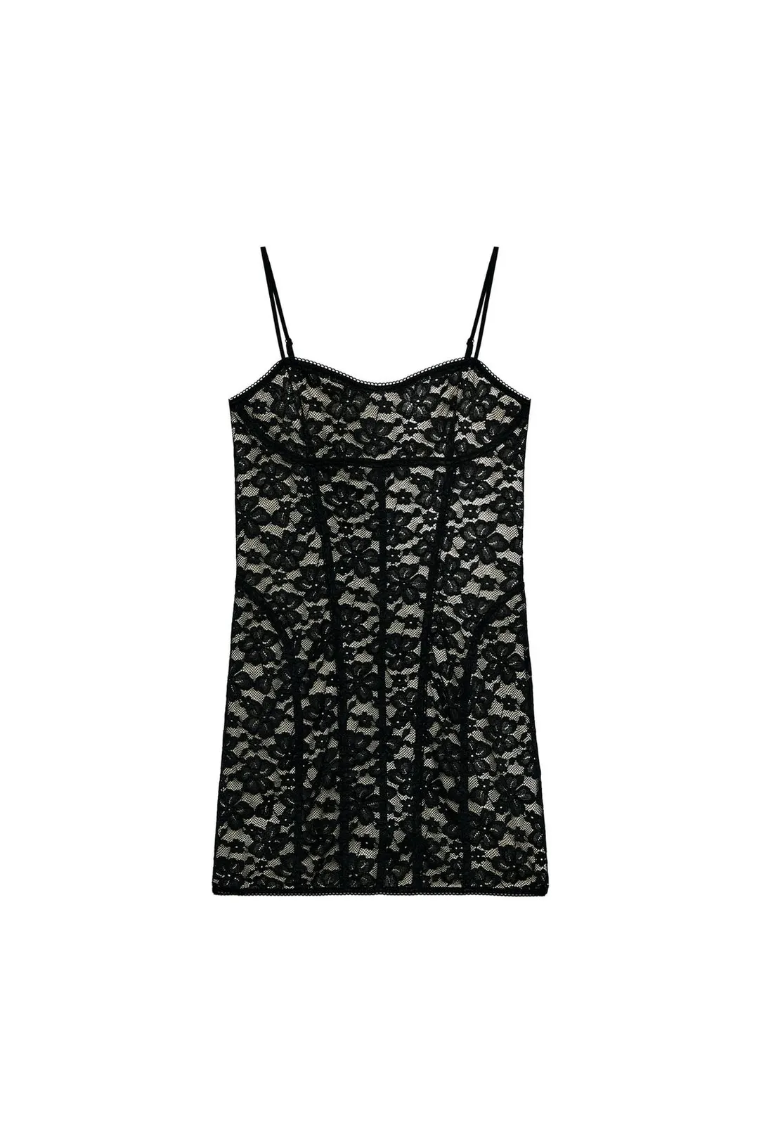 Кружевное мини-платье, Zara