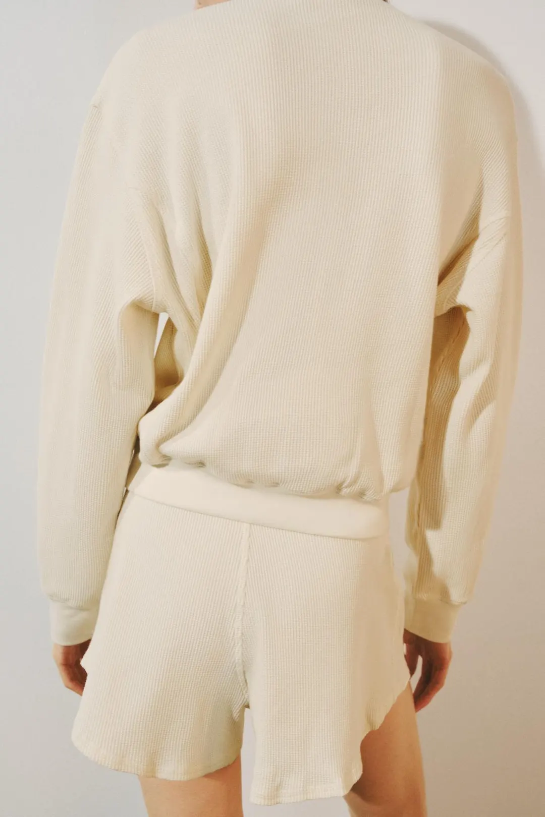 Свитер вафельной вязки из хлопка, Zara