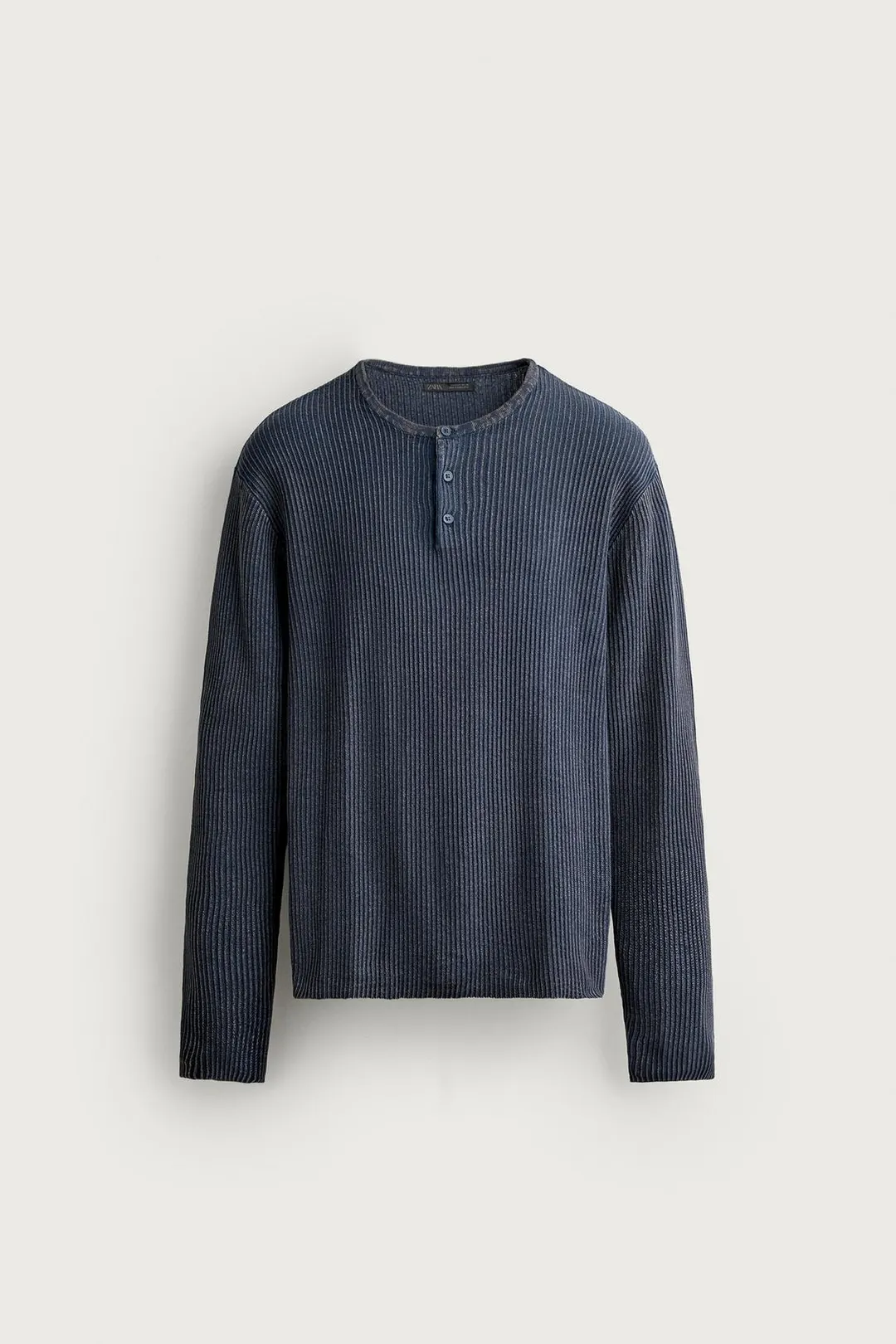 Трикотажная футболка хенли, Zara