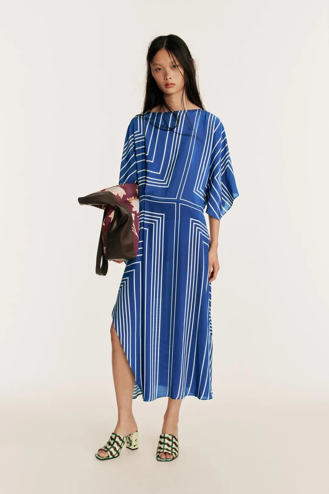 Мюли на каблуке с принтом Limited Edition, Zara