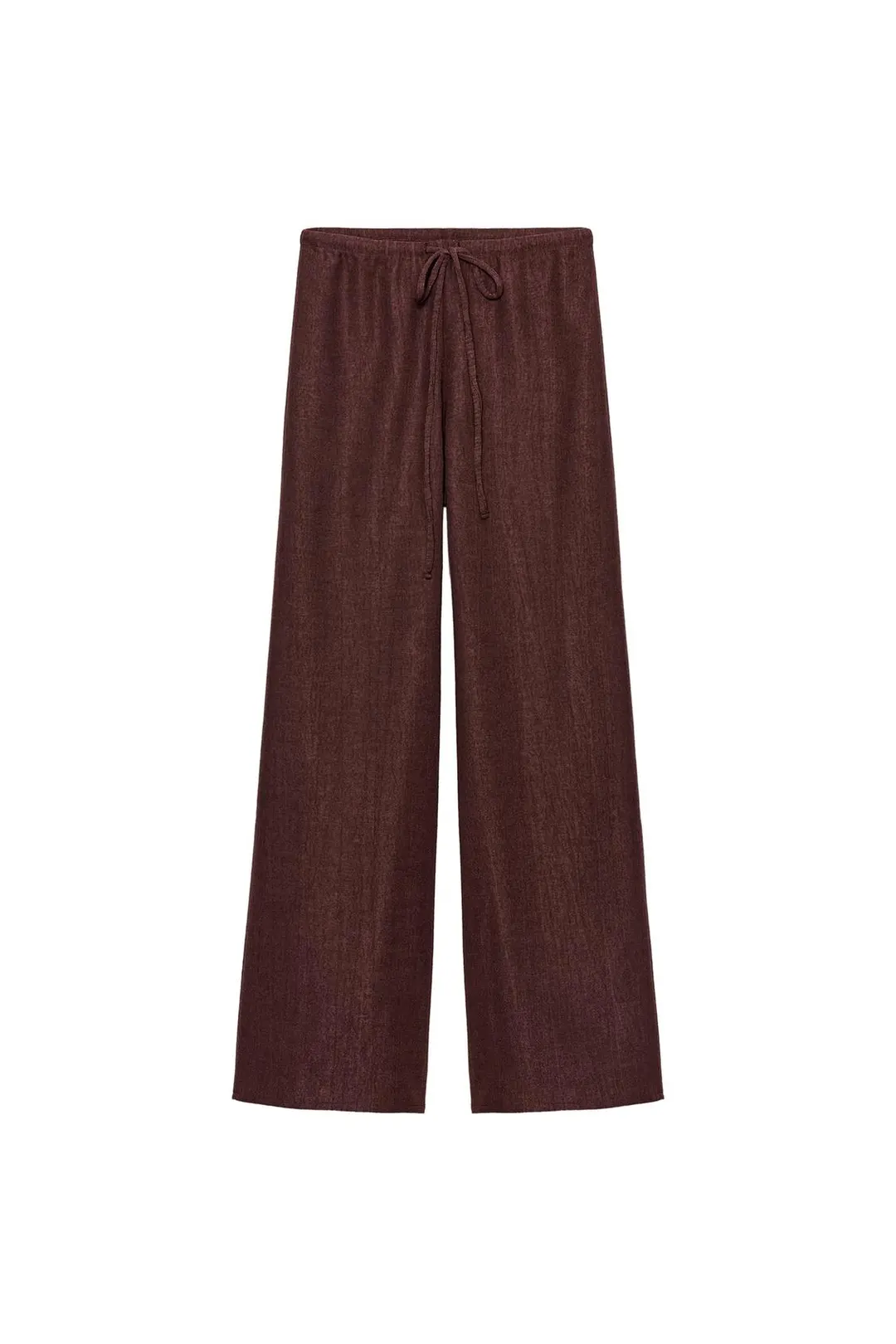 Брюки прямого кроя из ткани рустик, Zara