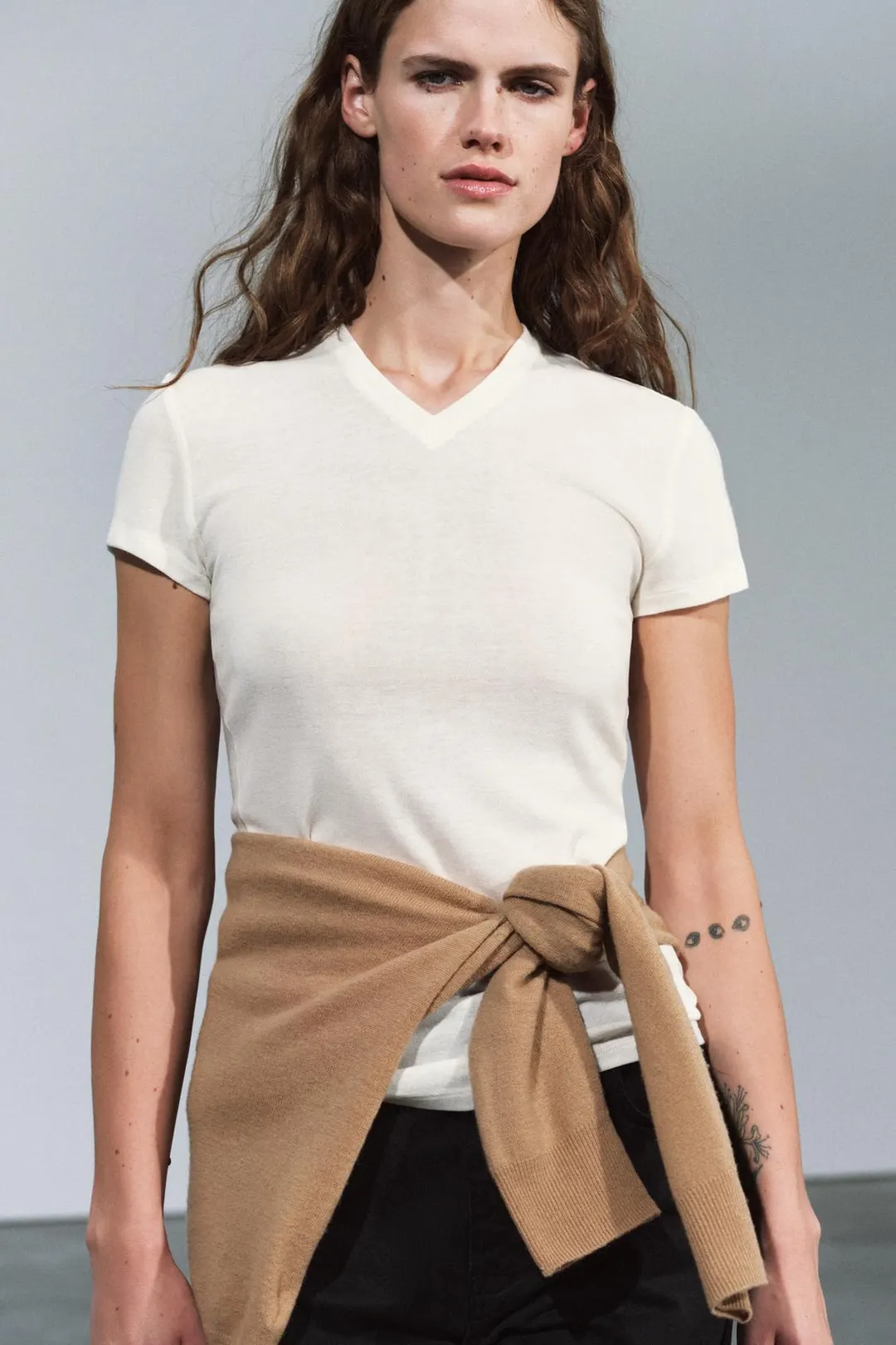 Футболка из смесовой шерсти, Zara