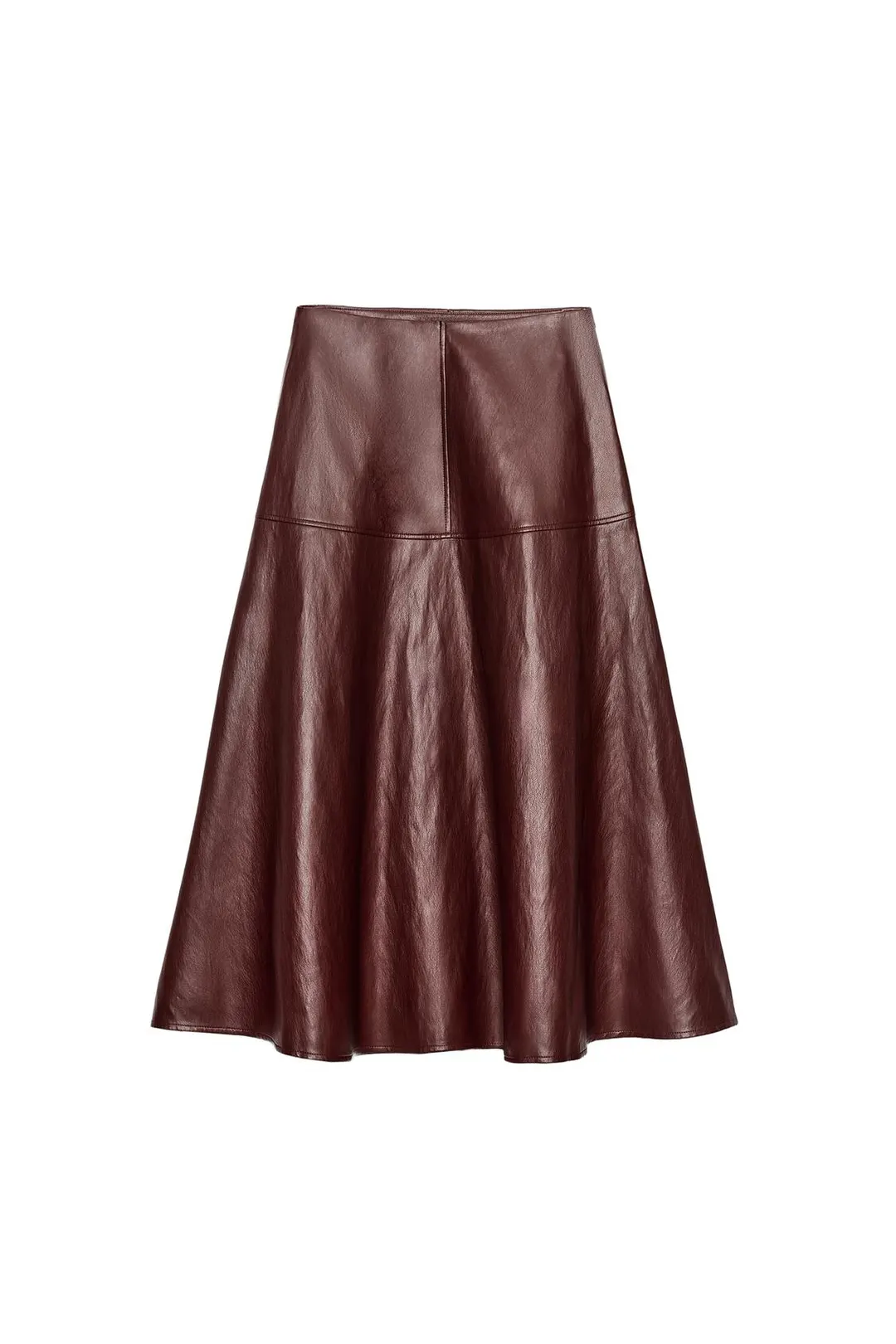 Юбка миди под кожу, Zara