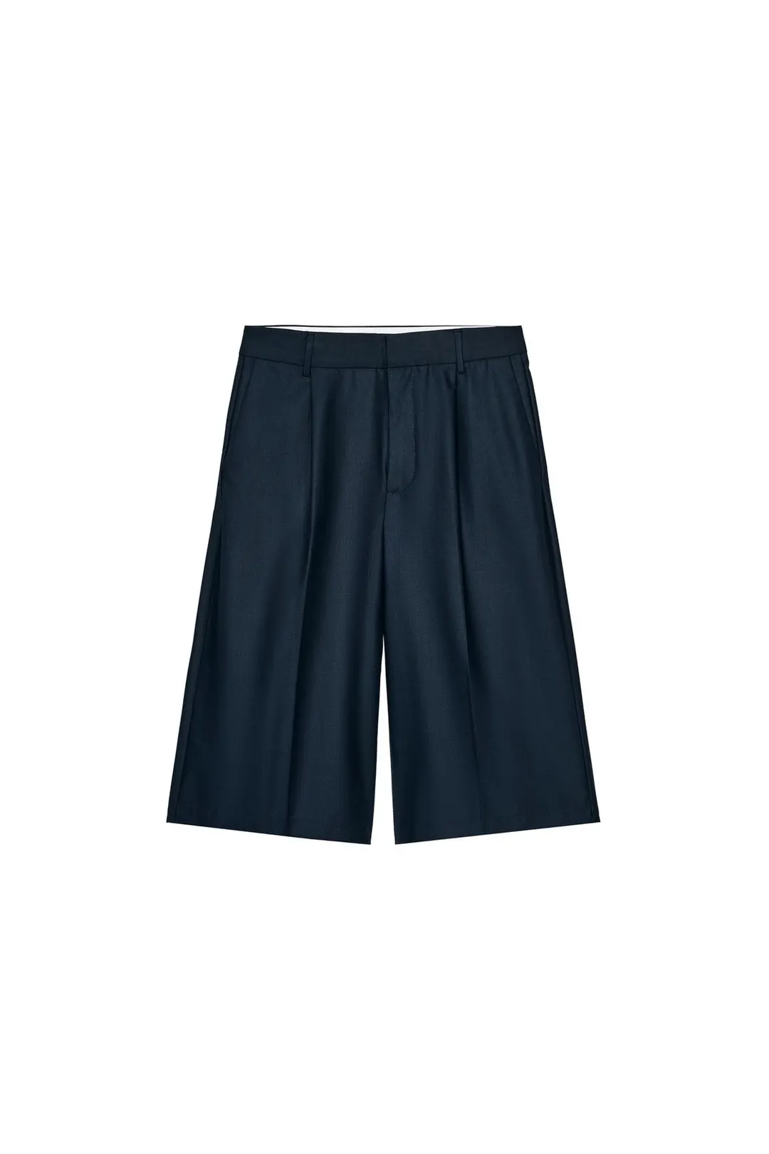 Шорты-бермуды прямого кроя со складками, Zara